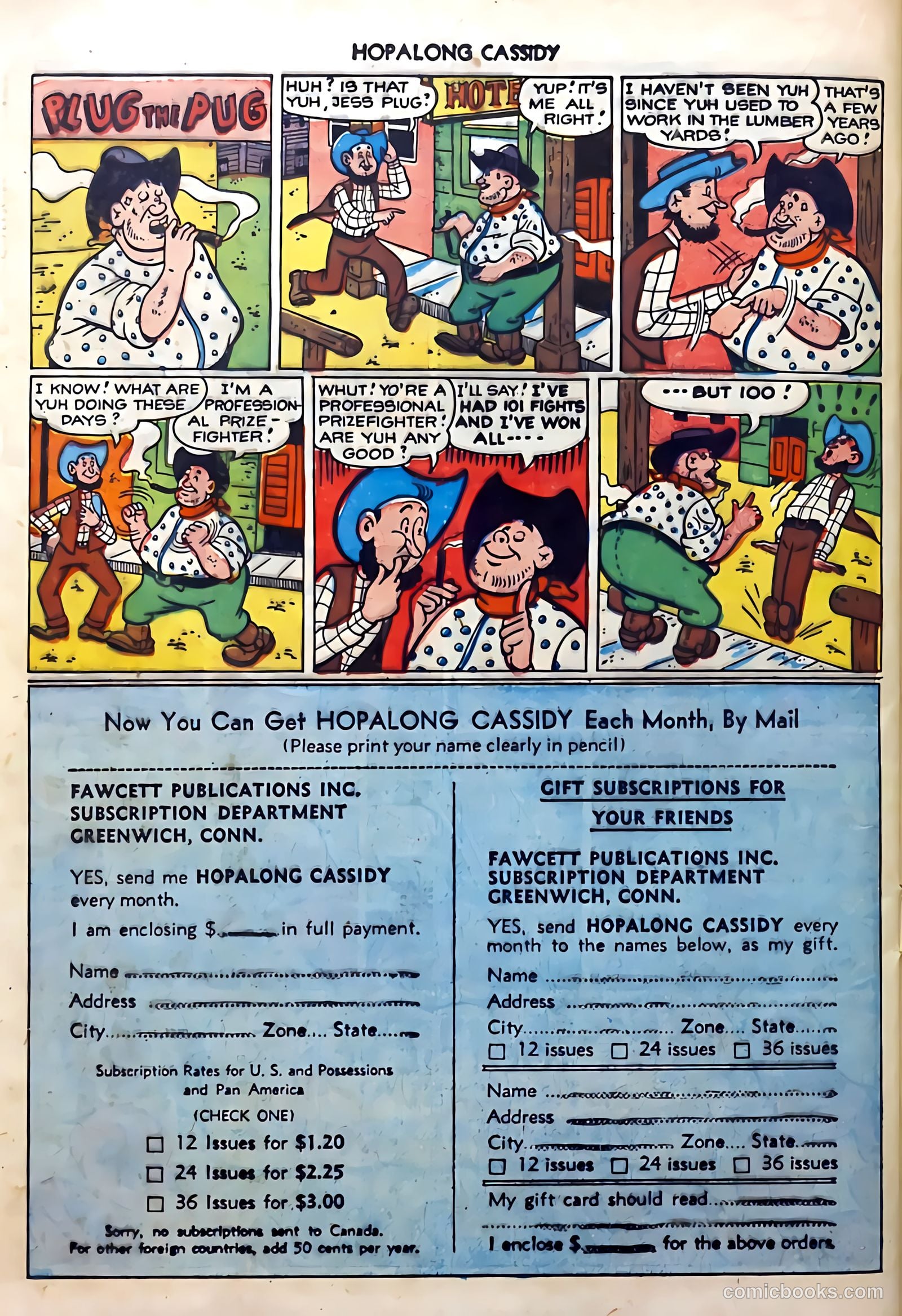 Hopalong Cassidy #50 — page 36 of 52