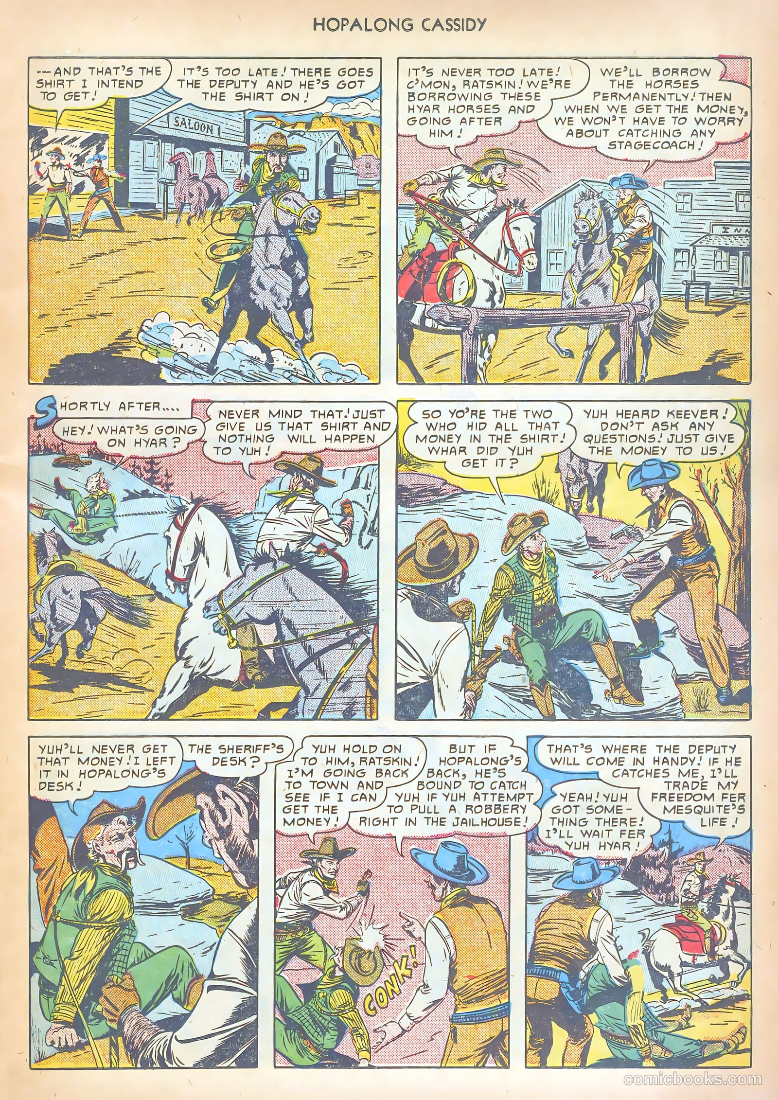 Hopalong Cassidy #51 — page 23 of 52