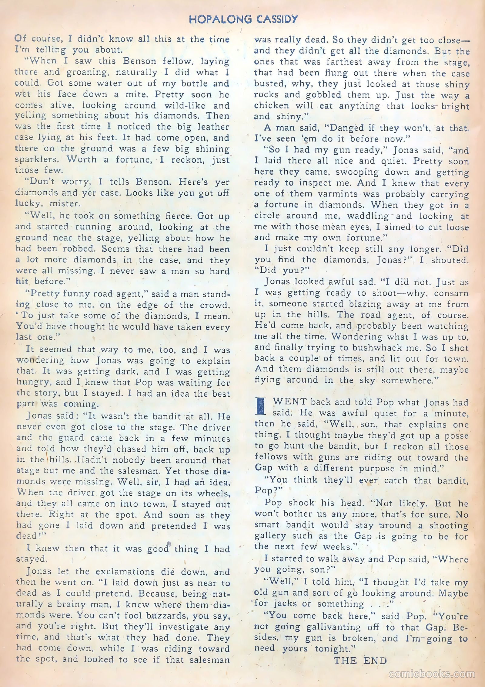 Hopalong Cassidy #51 — page 34 of 52