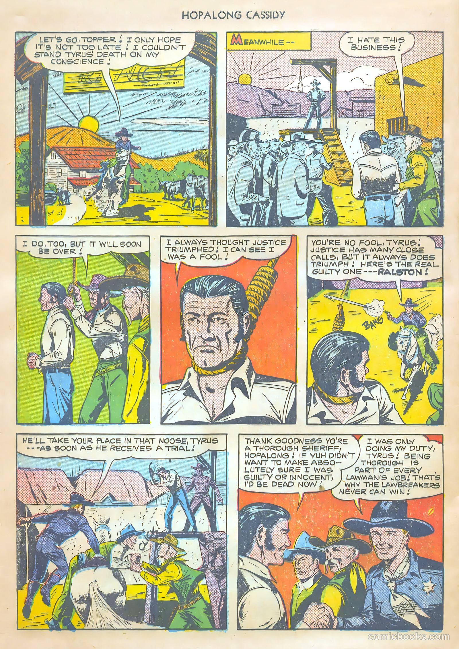 Hopalong Cassidy #51 — page 48 of 52
