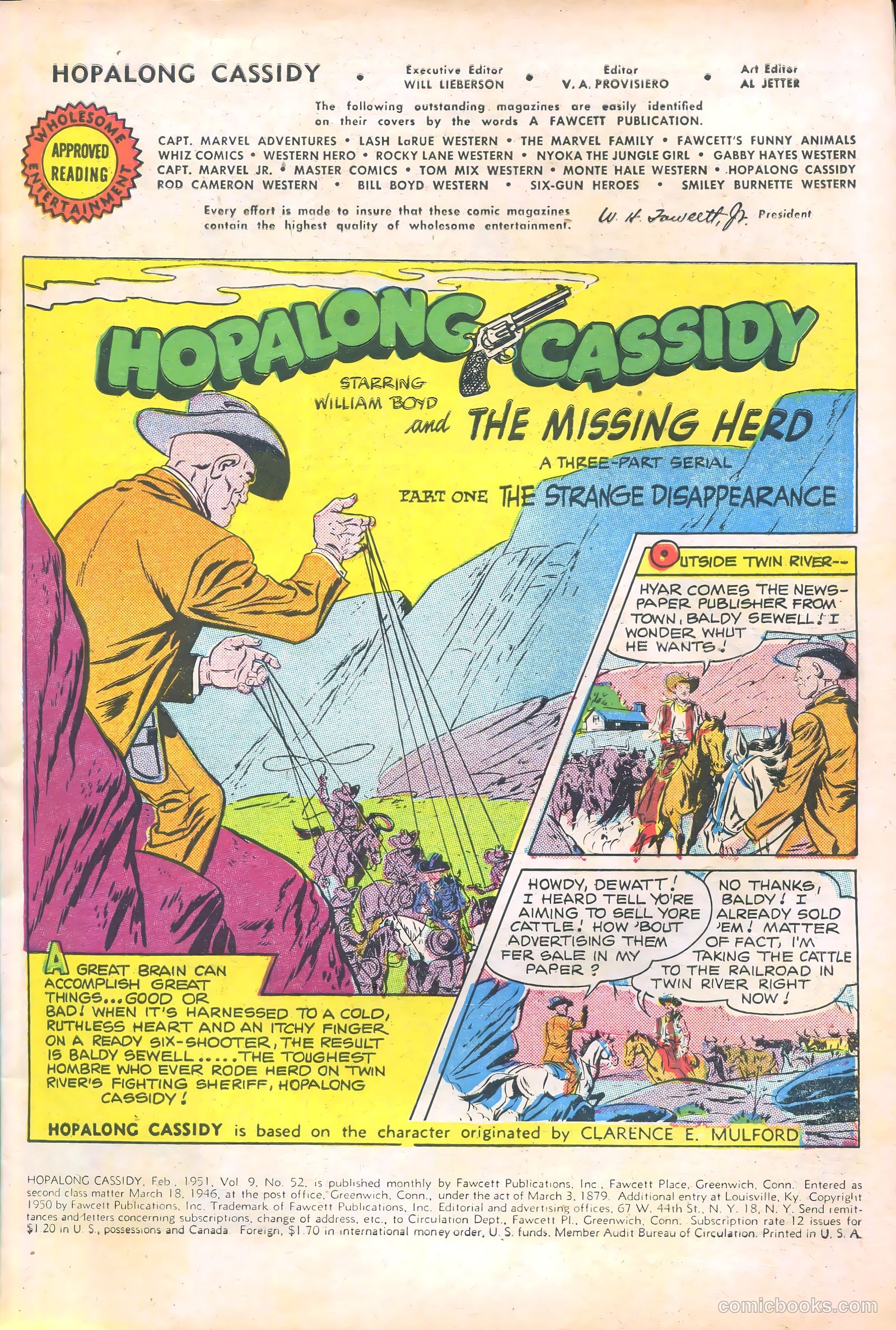 Hopalong Cassidy #52 — page 3 of 36