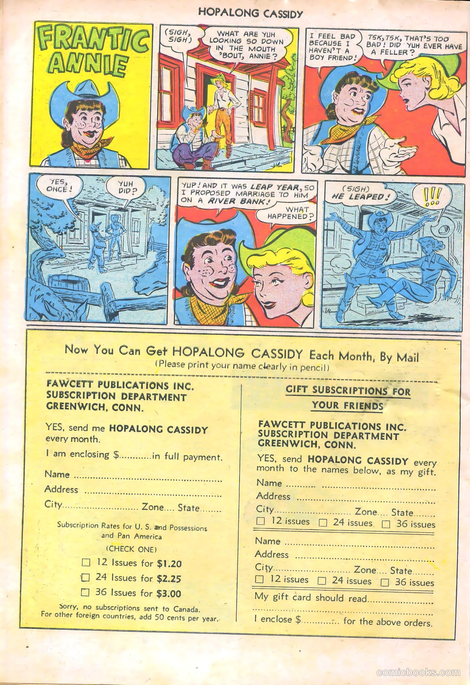 Hopalong Cassidy #52 — page 34 of 36