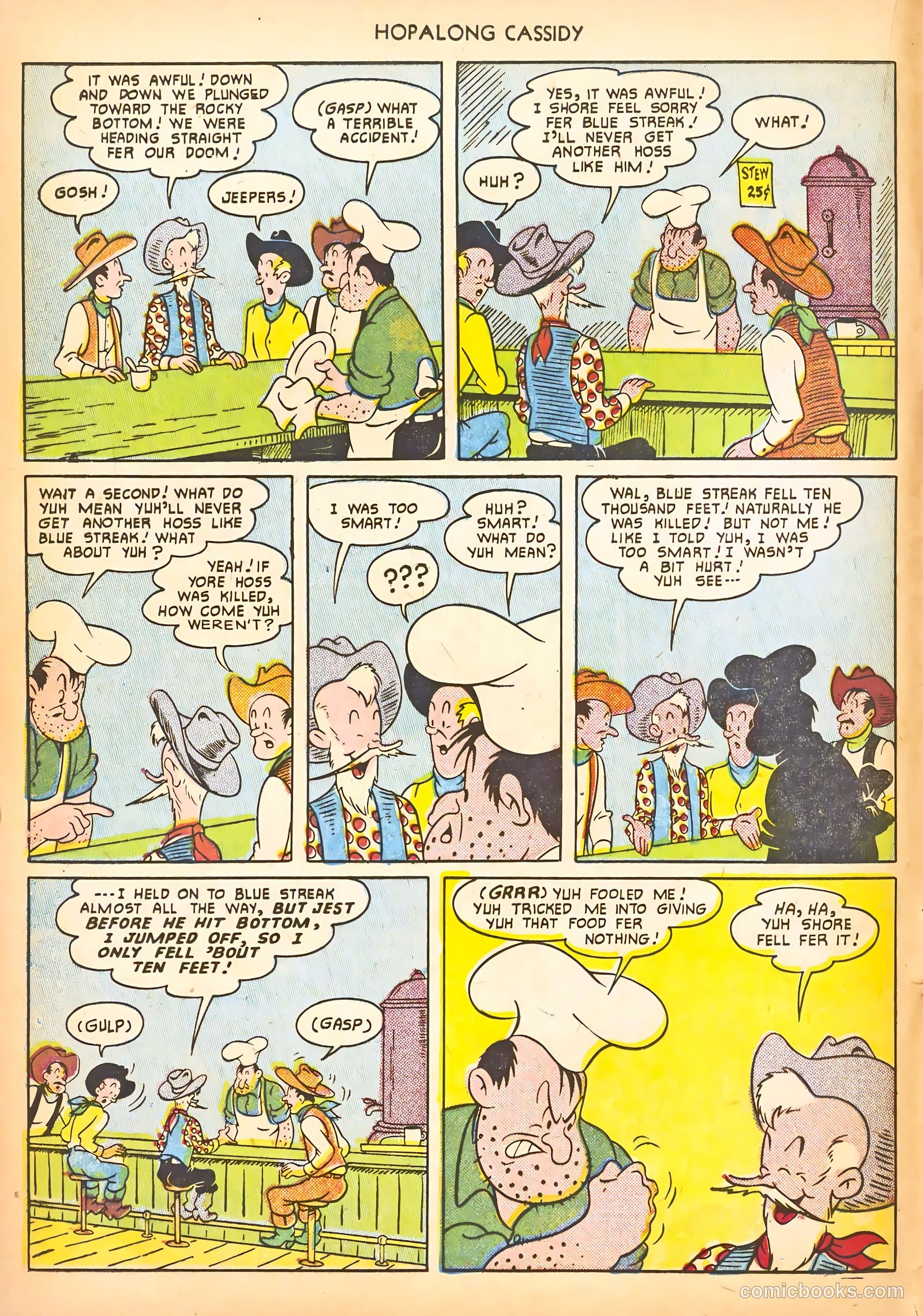 Hopalong Cassidy #54 — page 16 of 52