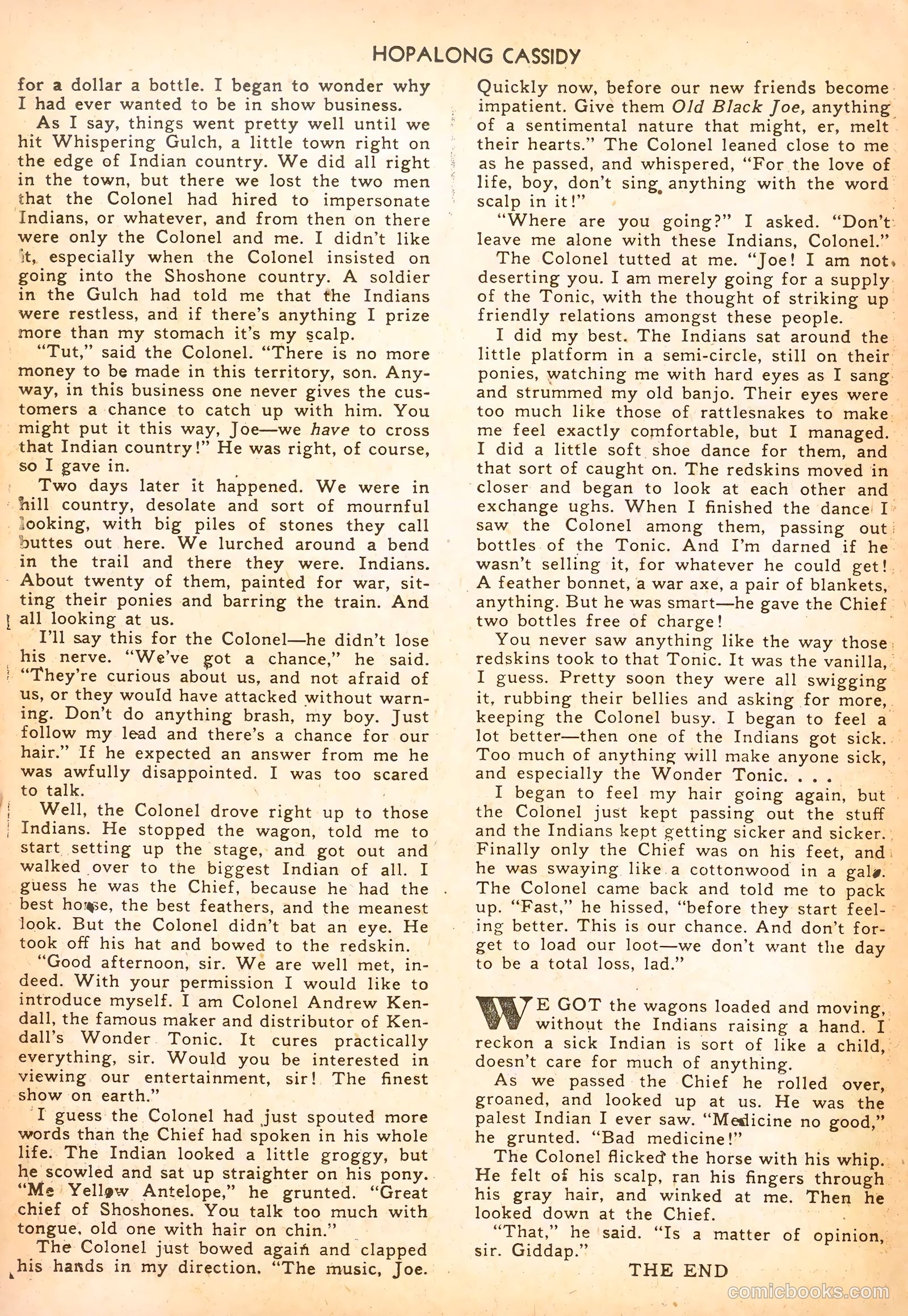 Hopalong Cassidy #54 — page 38 of 52