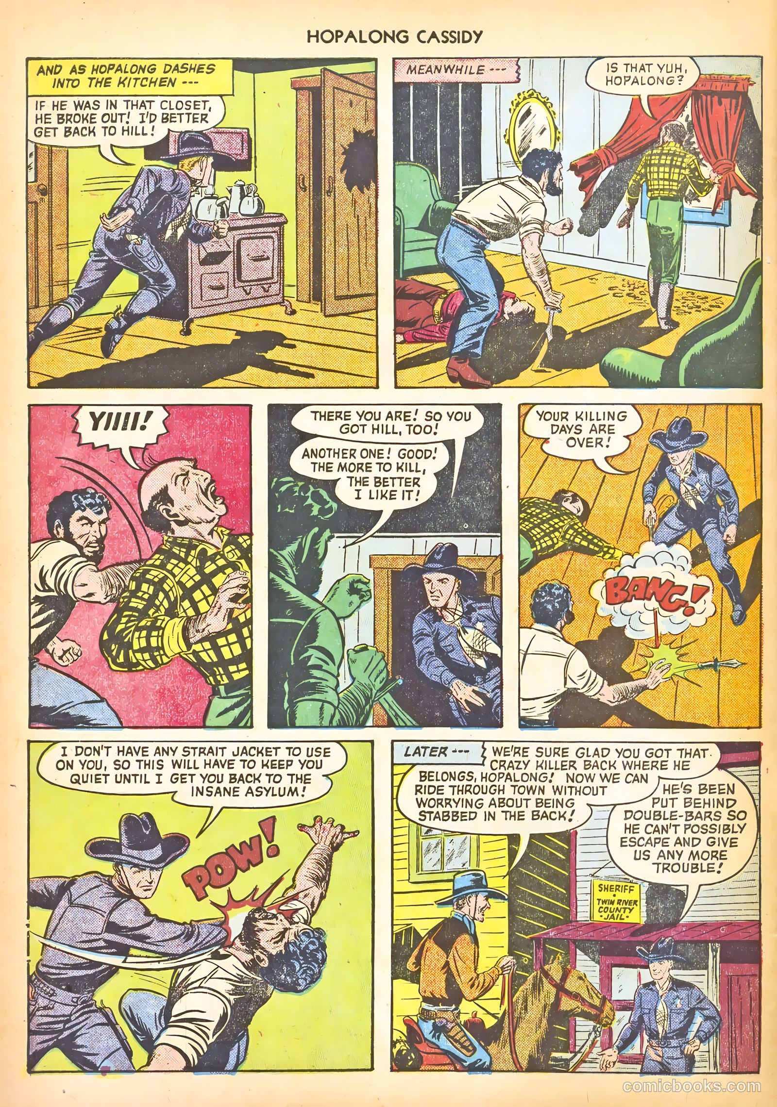 Hopalong Cassidy #54 — page 50 of 52