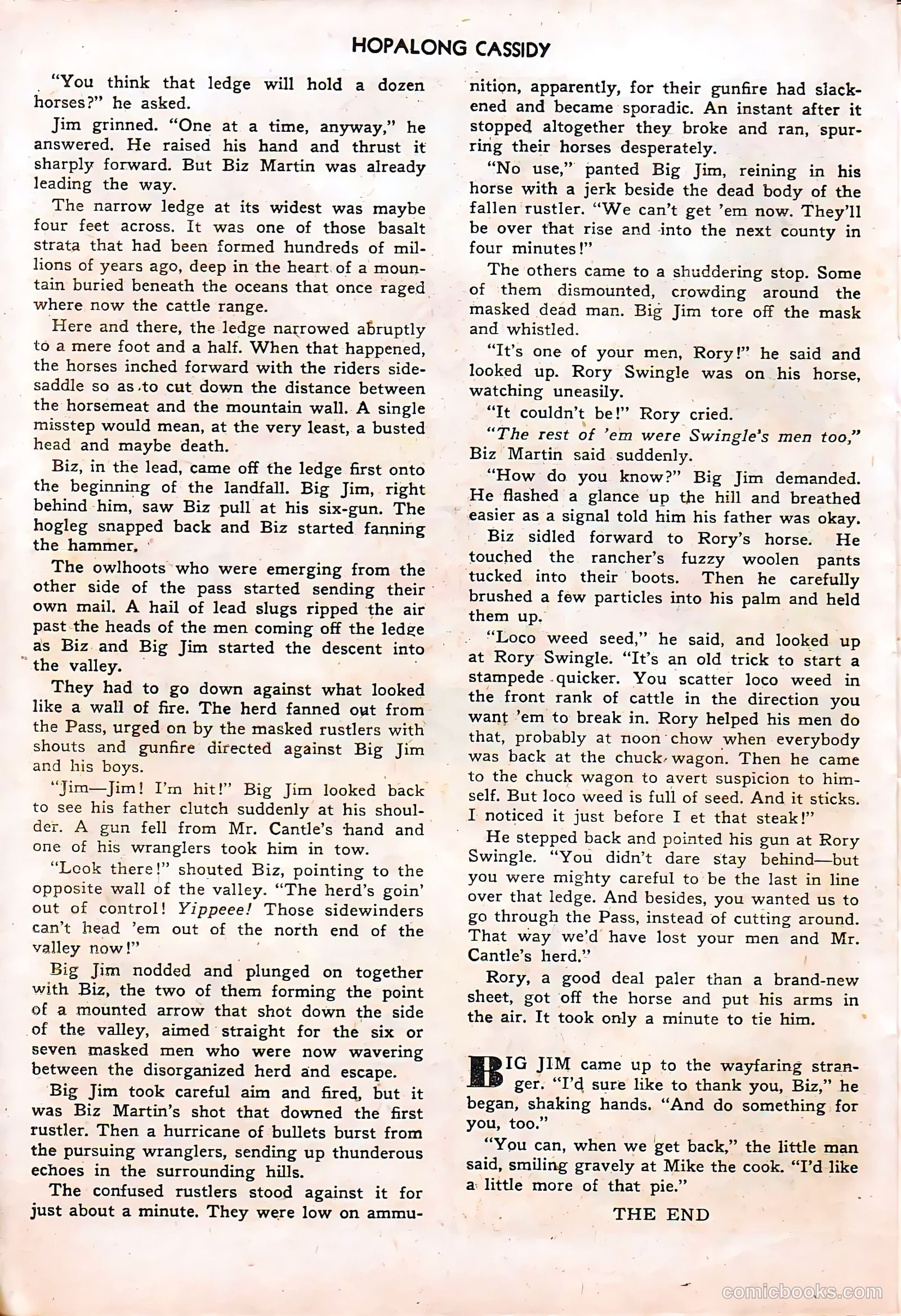 Hopalong Cassidy #55 — page 21 of 33
