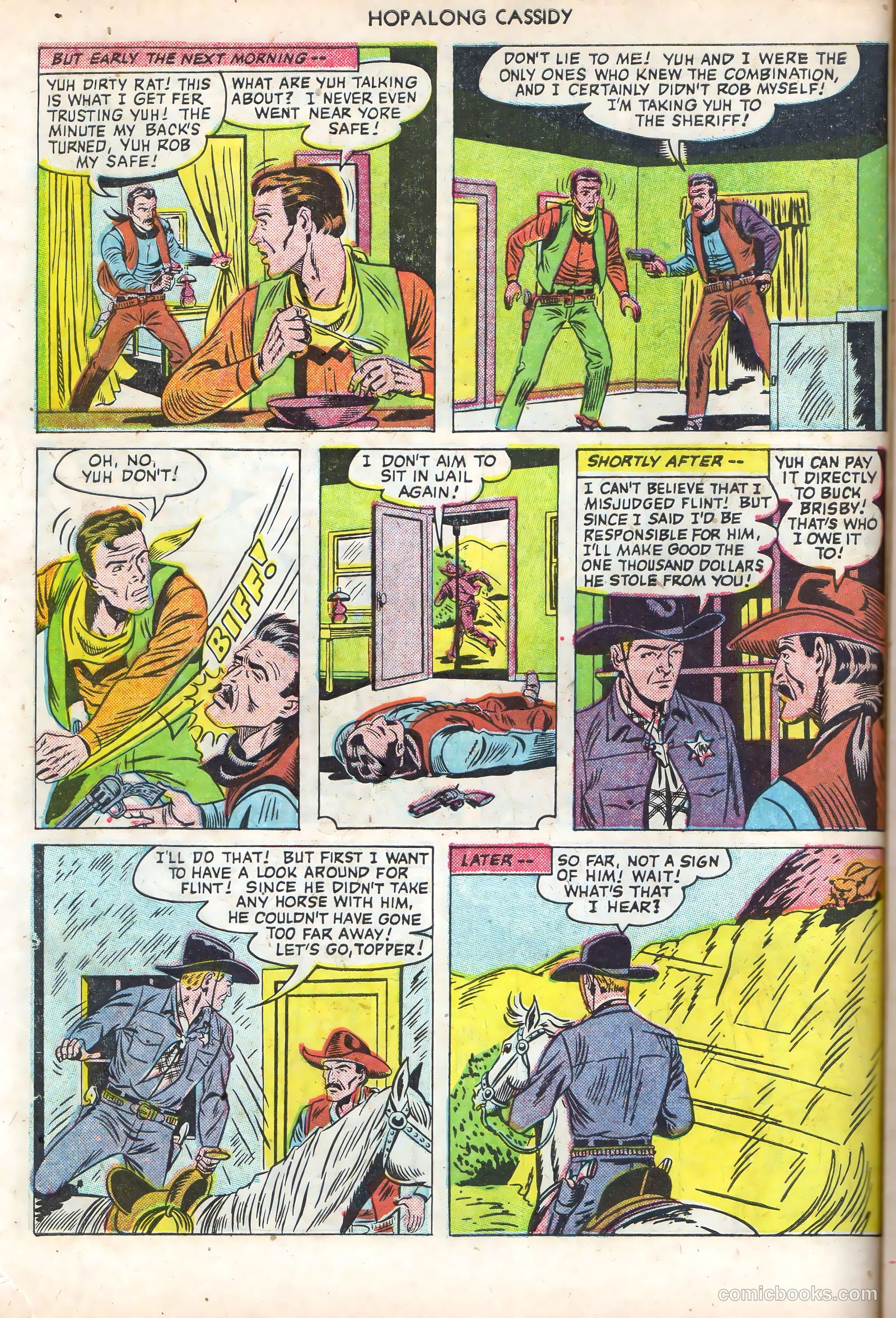 Hopalong Cassidy #56 — page 22 of 52