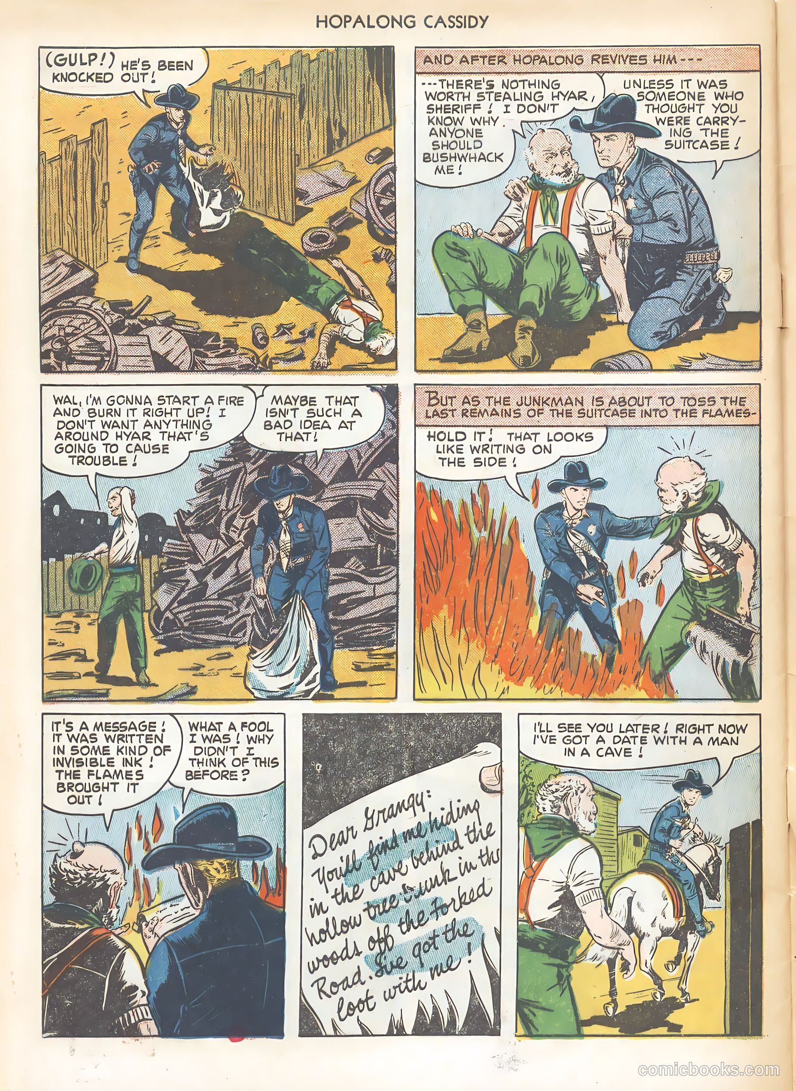 Hopalong Cassidy #57 — page 32 of 36