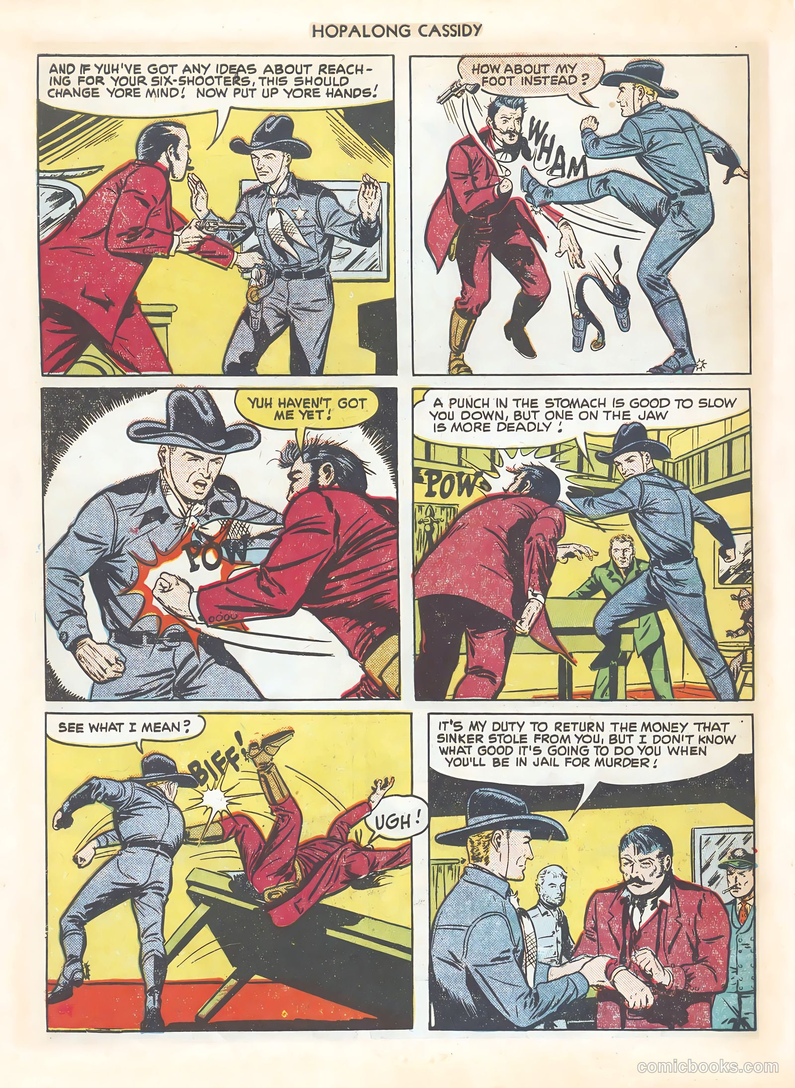 Hopalong Cassidy #57 — page 34 of 36