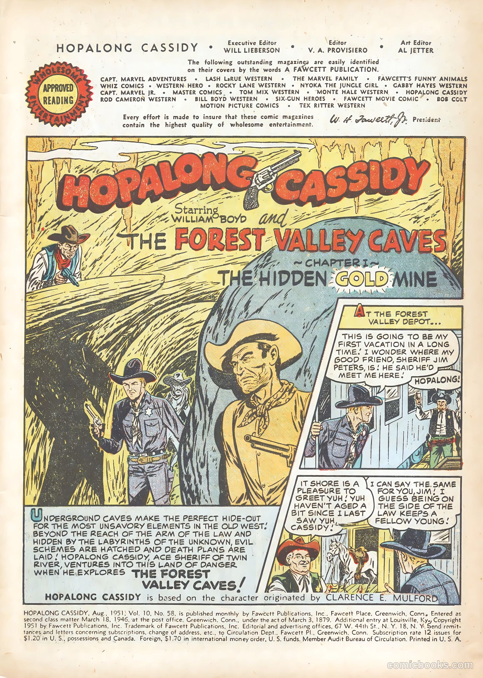 Hopalong Cassidy #58 — page 3 of 36