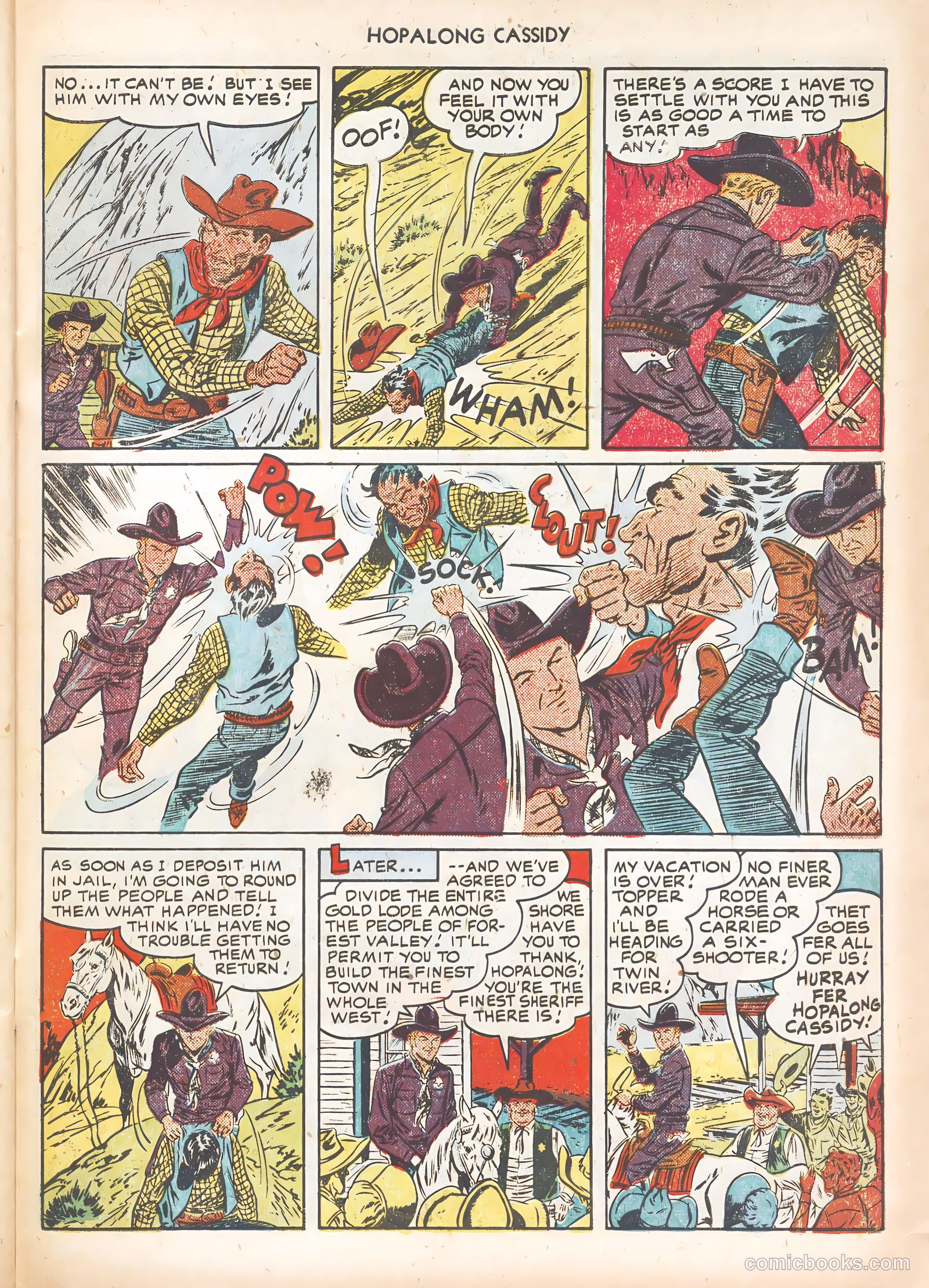 Hopalong Cassidy #58 — page 31 of 36