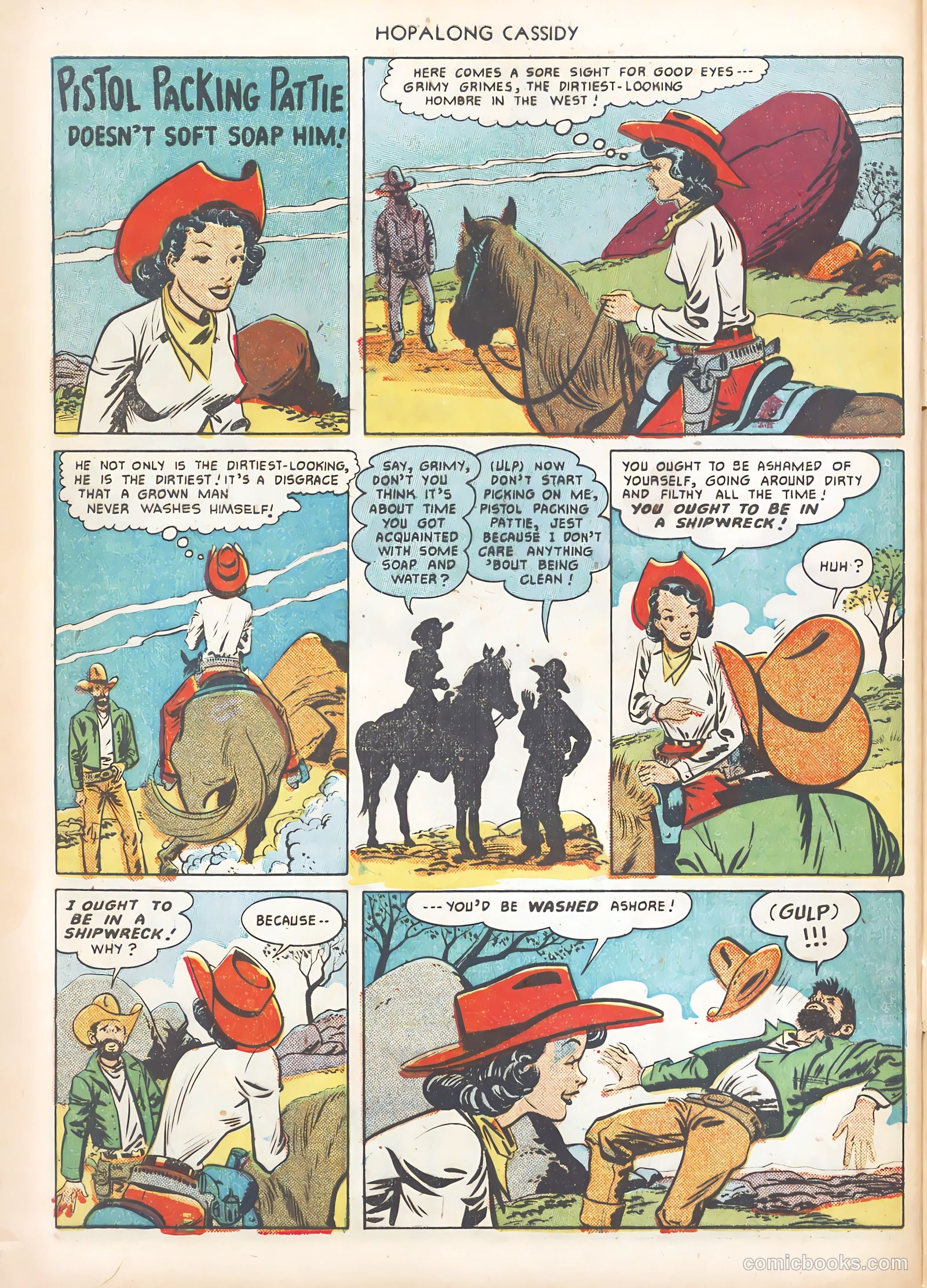 Hopalong Cassidy #58 — page 32 of 36