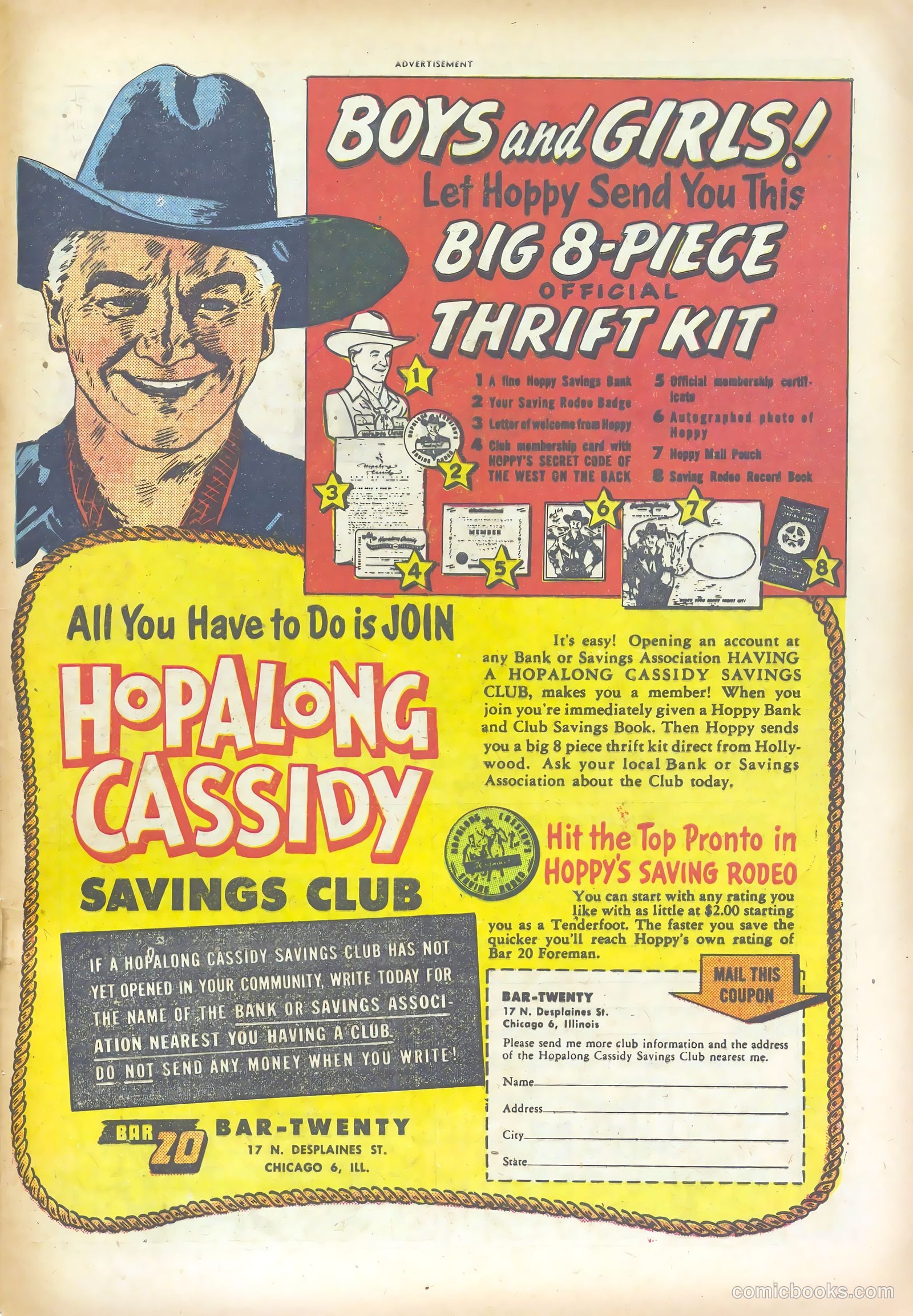 Hopalong Cassidy #60 — page 33 of 36