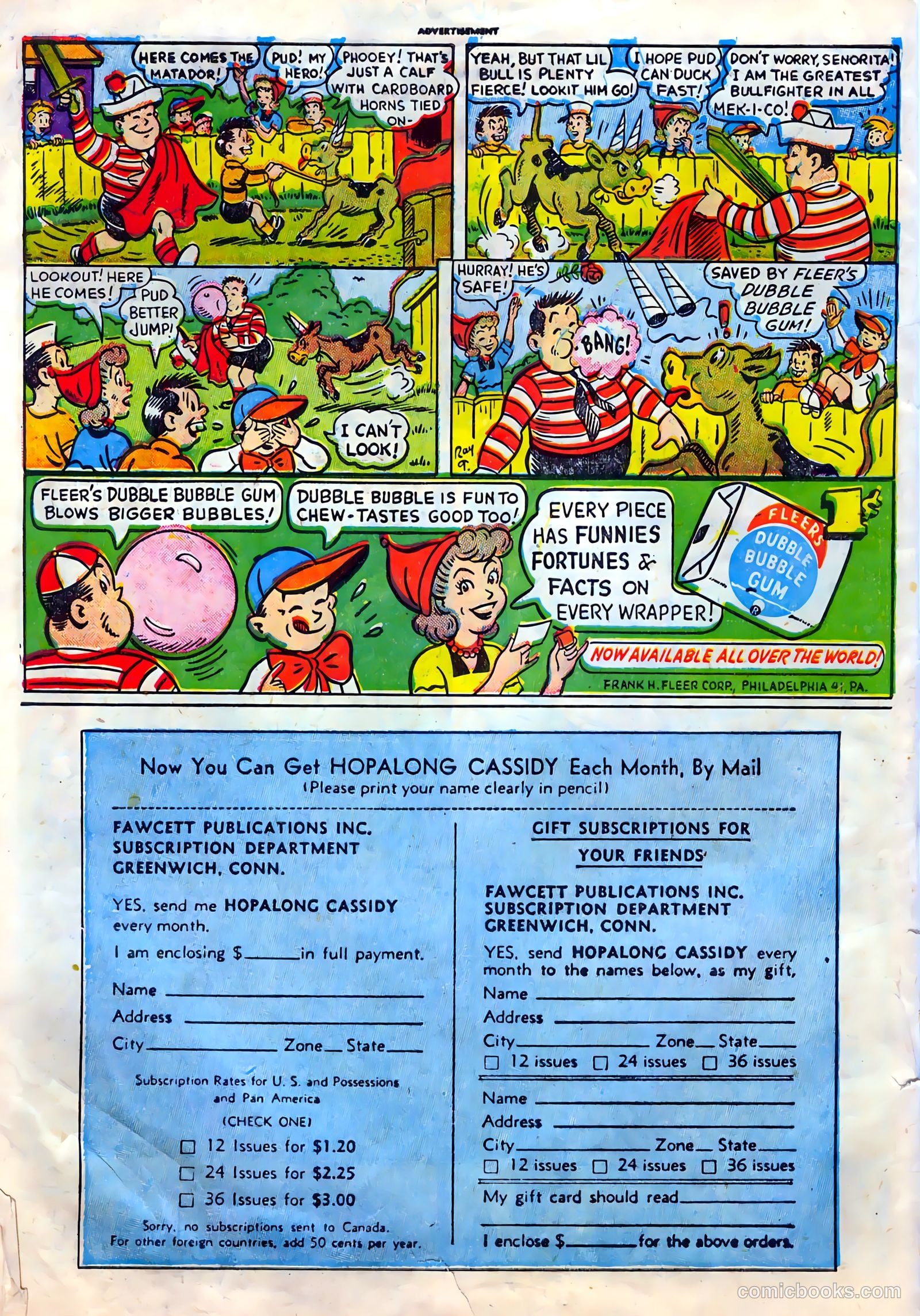Hopalong Cassidy #62 — page 32 of 32