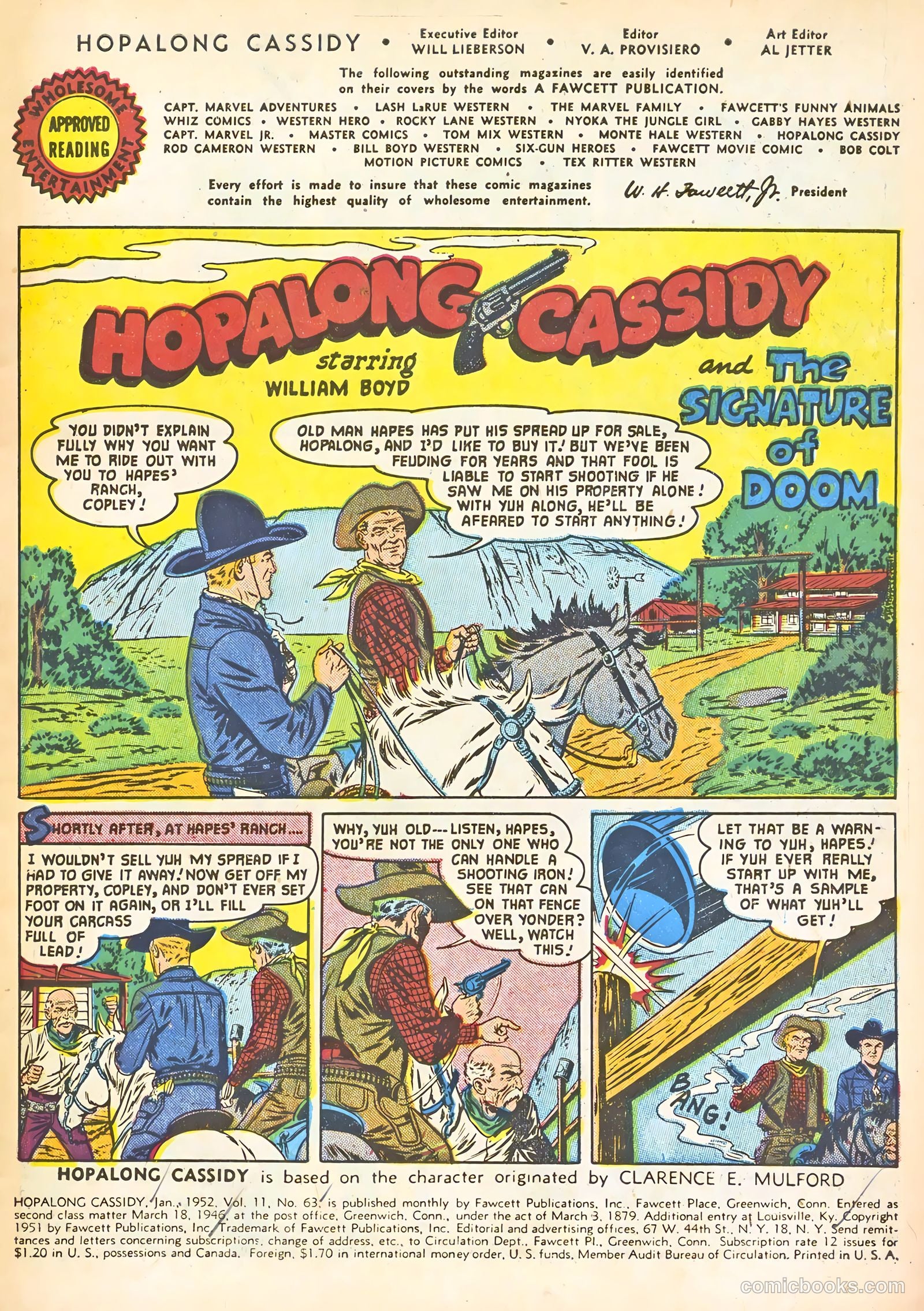 Hopalong Cassidy #63 — page 3 of 36