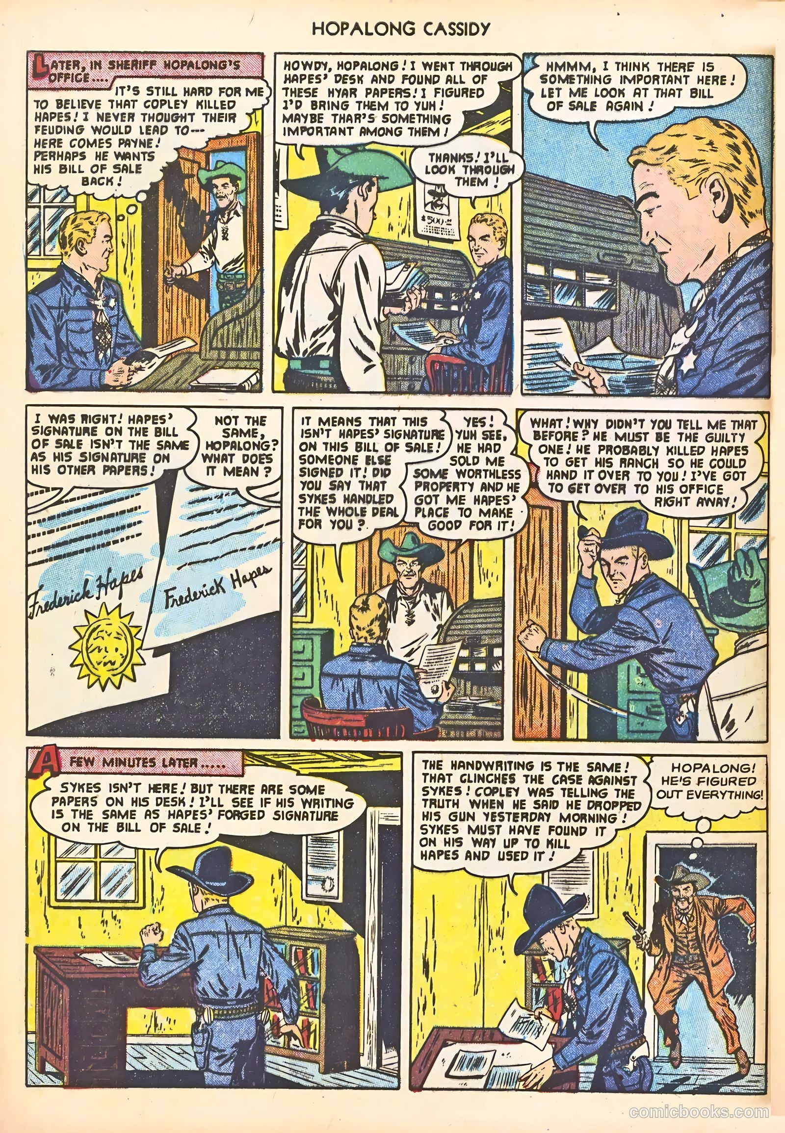 Hopalong Cassidy #63 — page 8 of 36