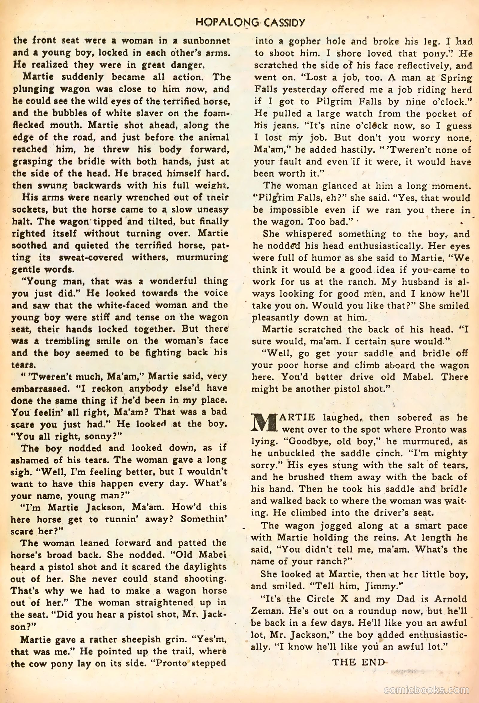 Hopalong Cassidy #63 — page 25 of 36