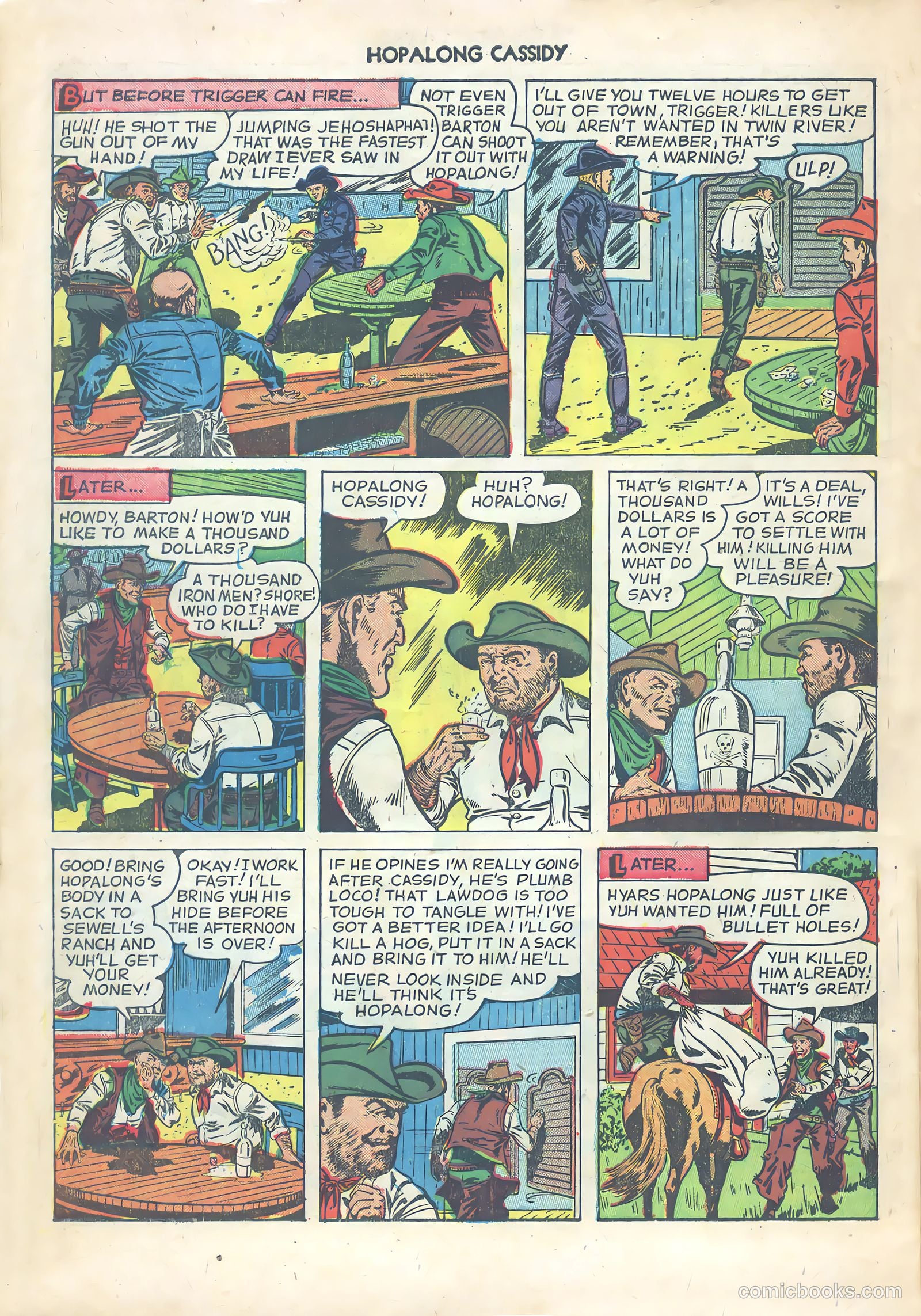 Hopalong Cassidy #64 — page 30 of 36