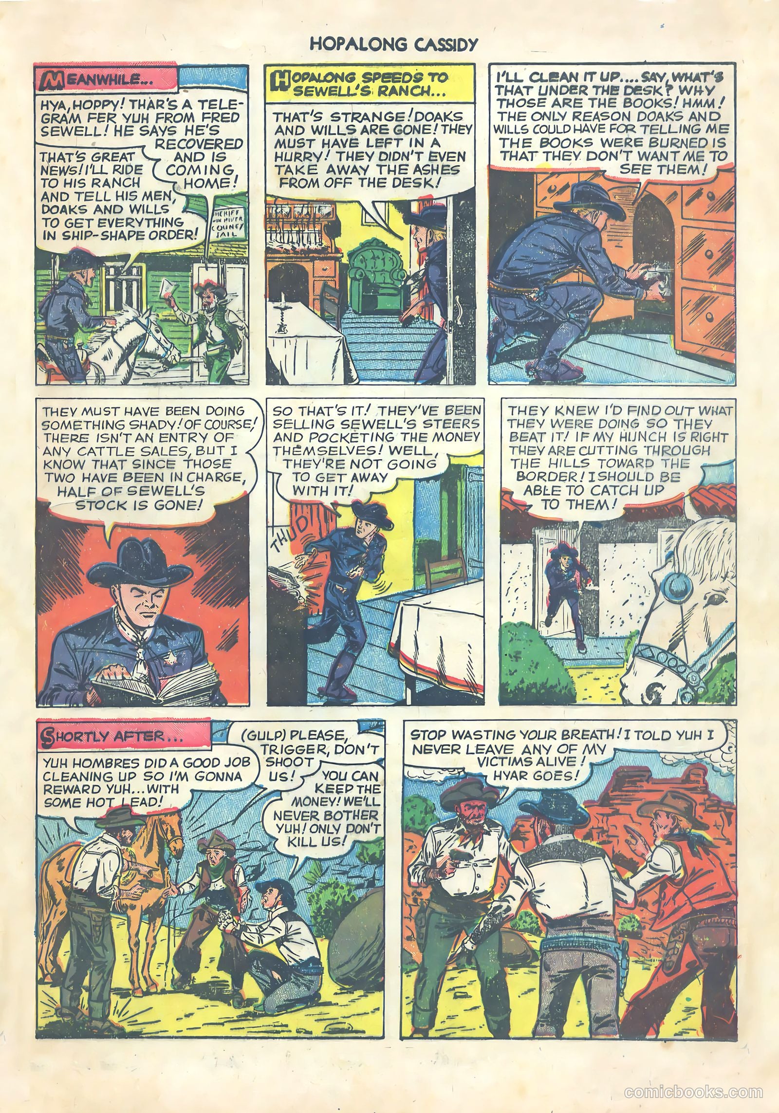 Hopalong Cassidy #64 — page 33 of 36