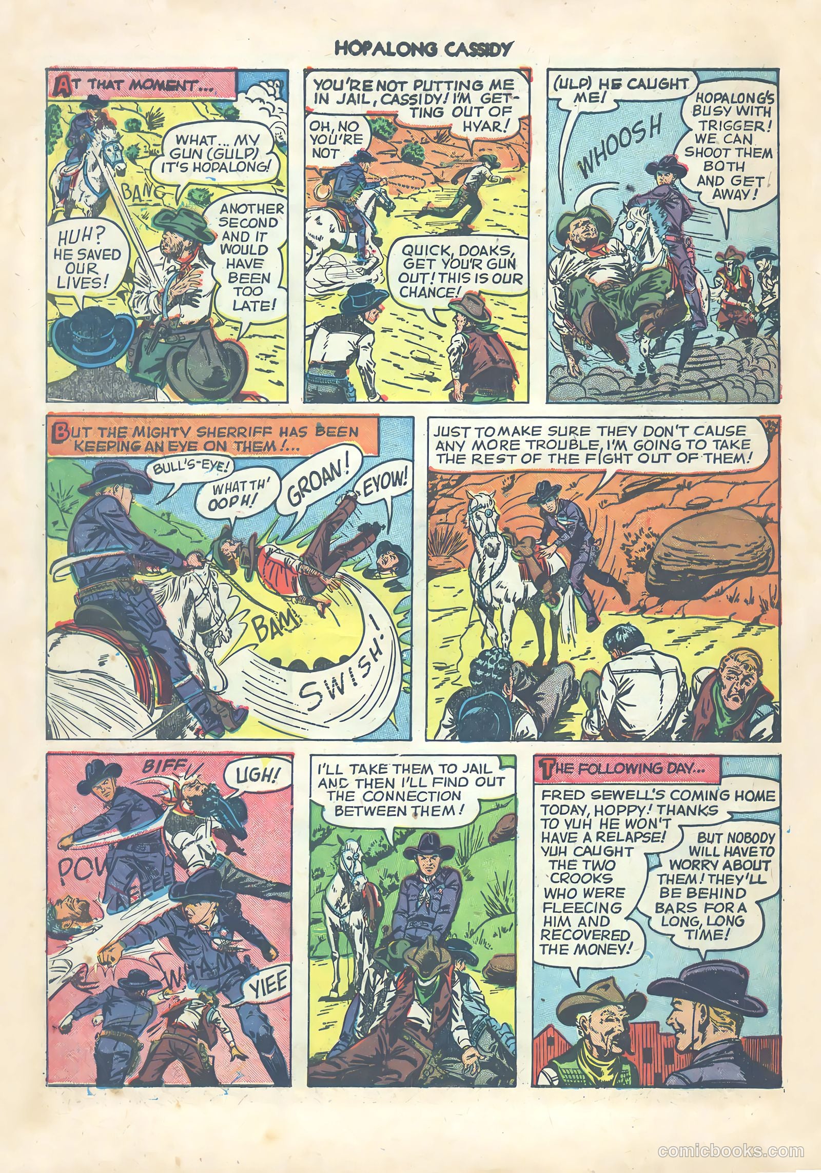 Hopalong Cassidy #64 — page 34 of 36