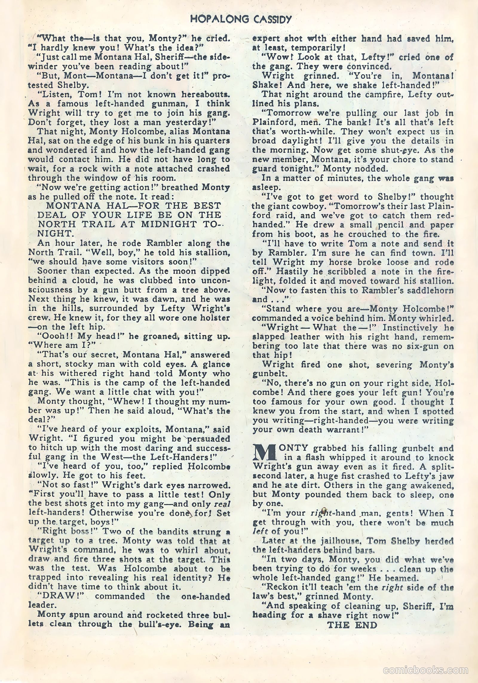 Hopalong Cassidy #65 — page 25 of 36