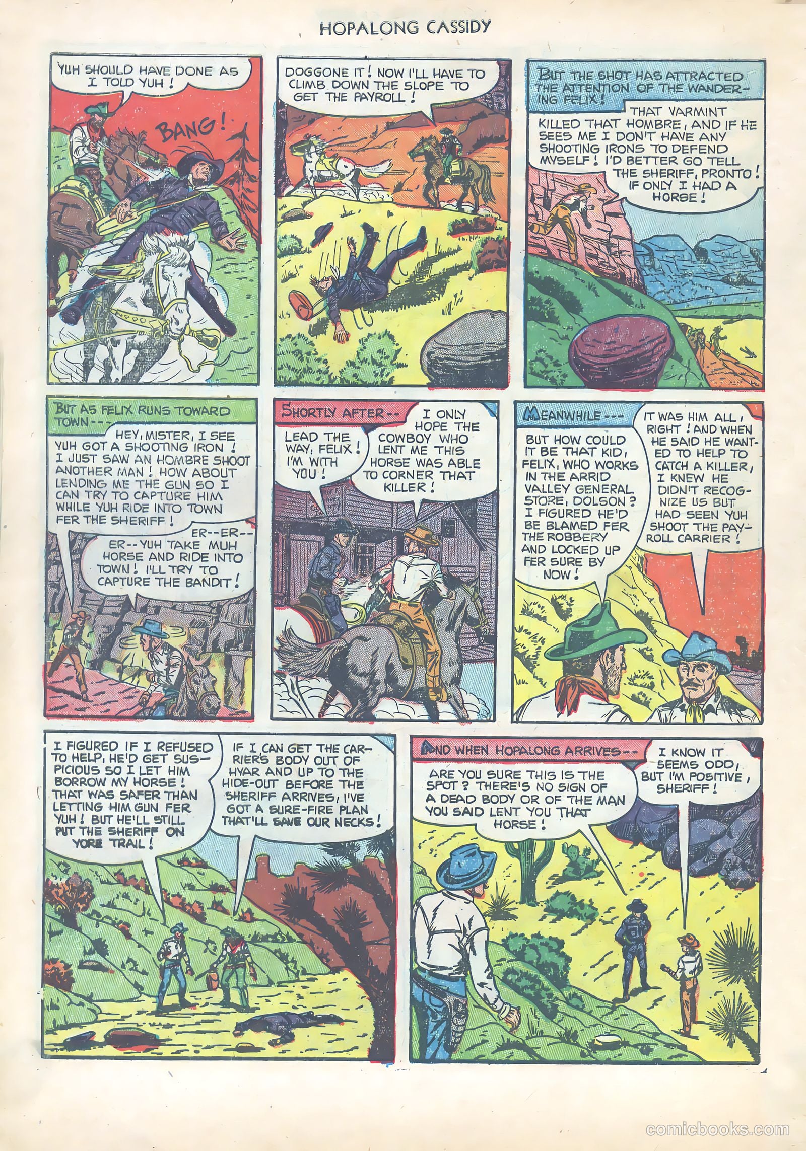 Hopalong Cassidy #65 — page 30 of 36
