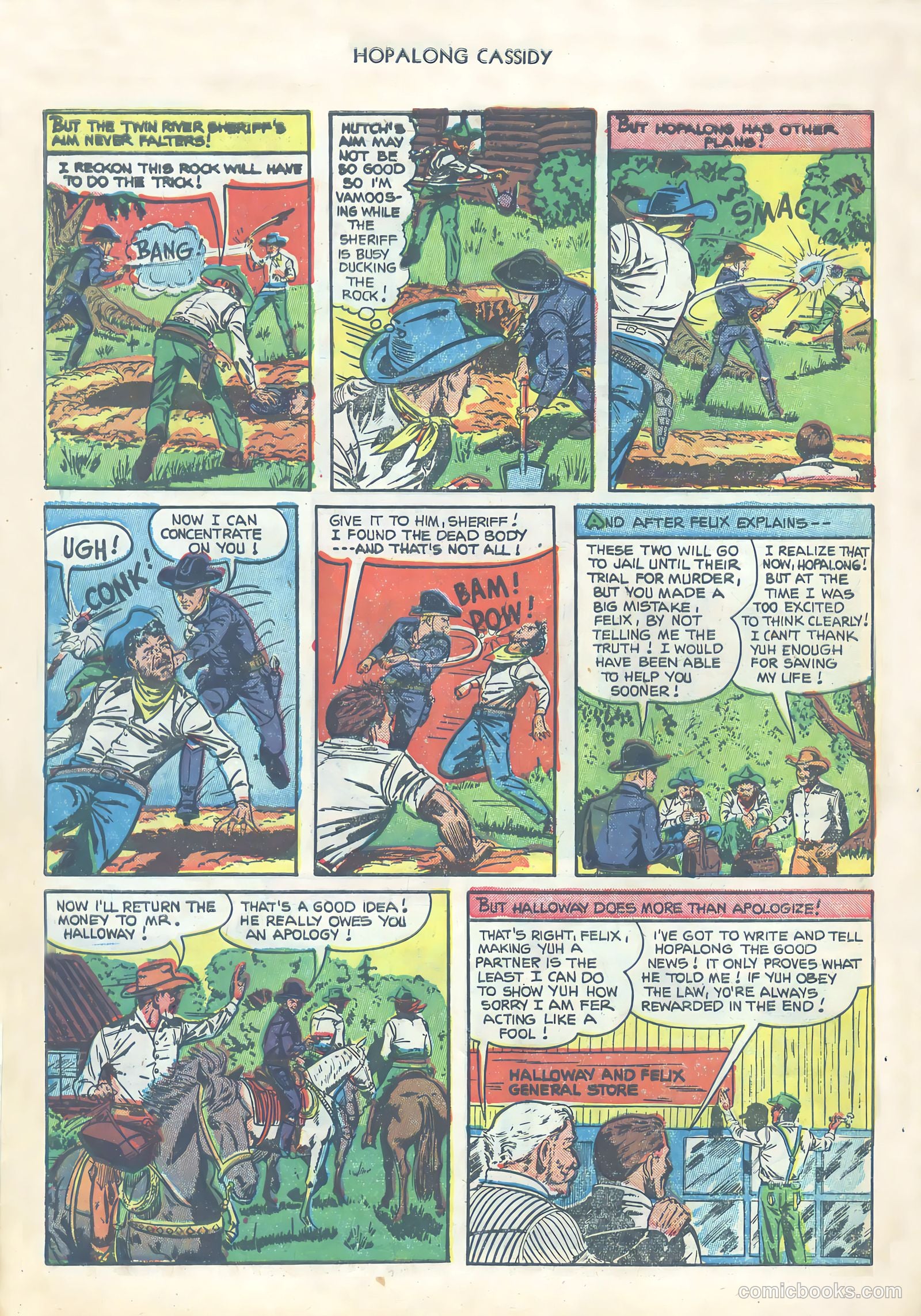 Hopalong Cassidy #65 — page 34 of 36