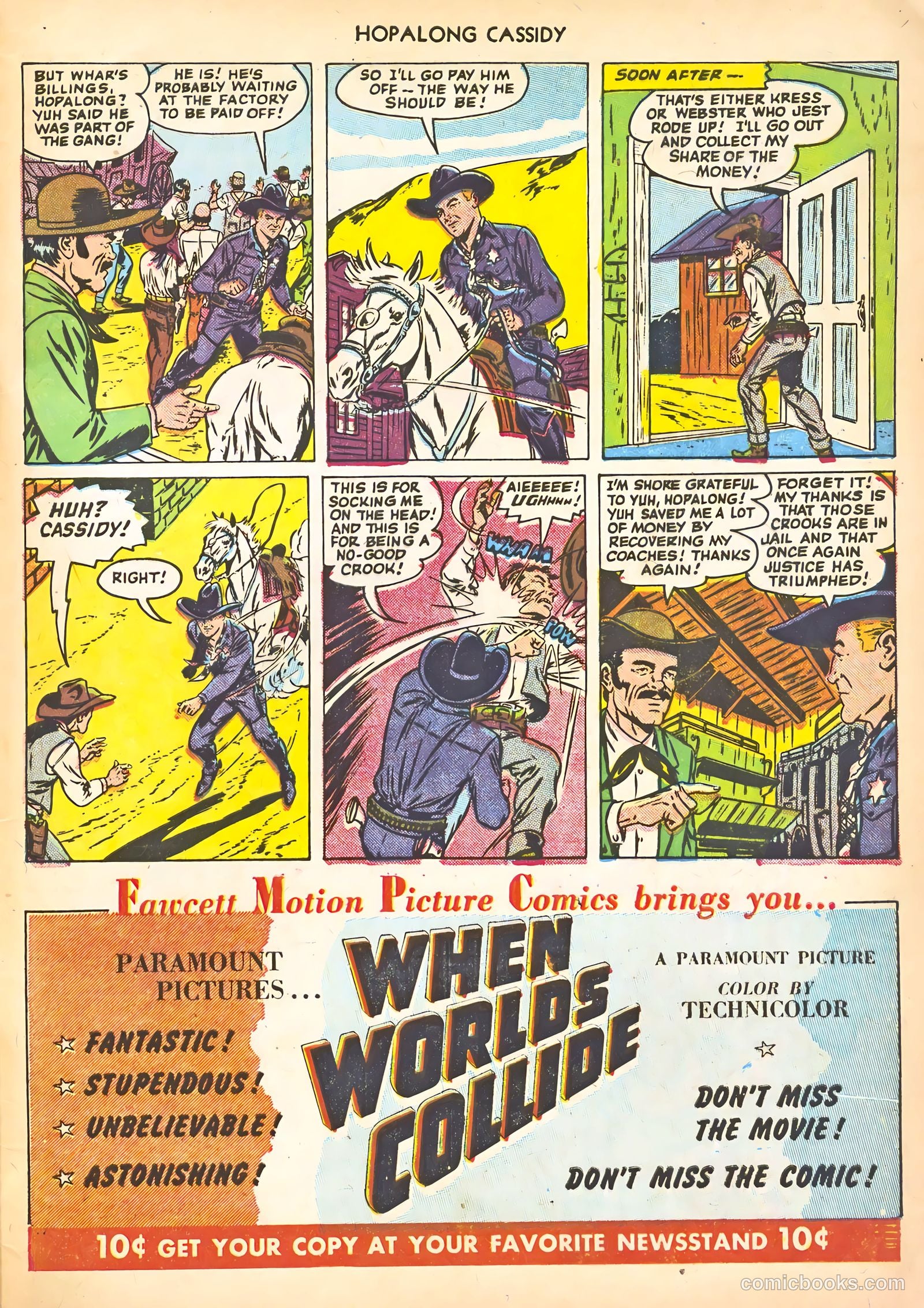 Hopalong Cassidy #66 — page 33 of 36