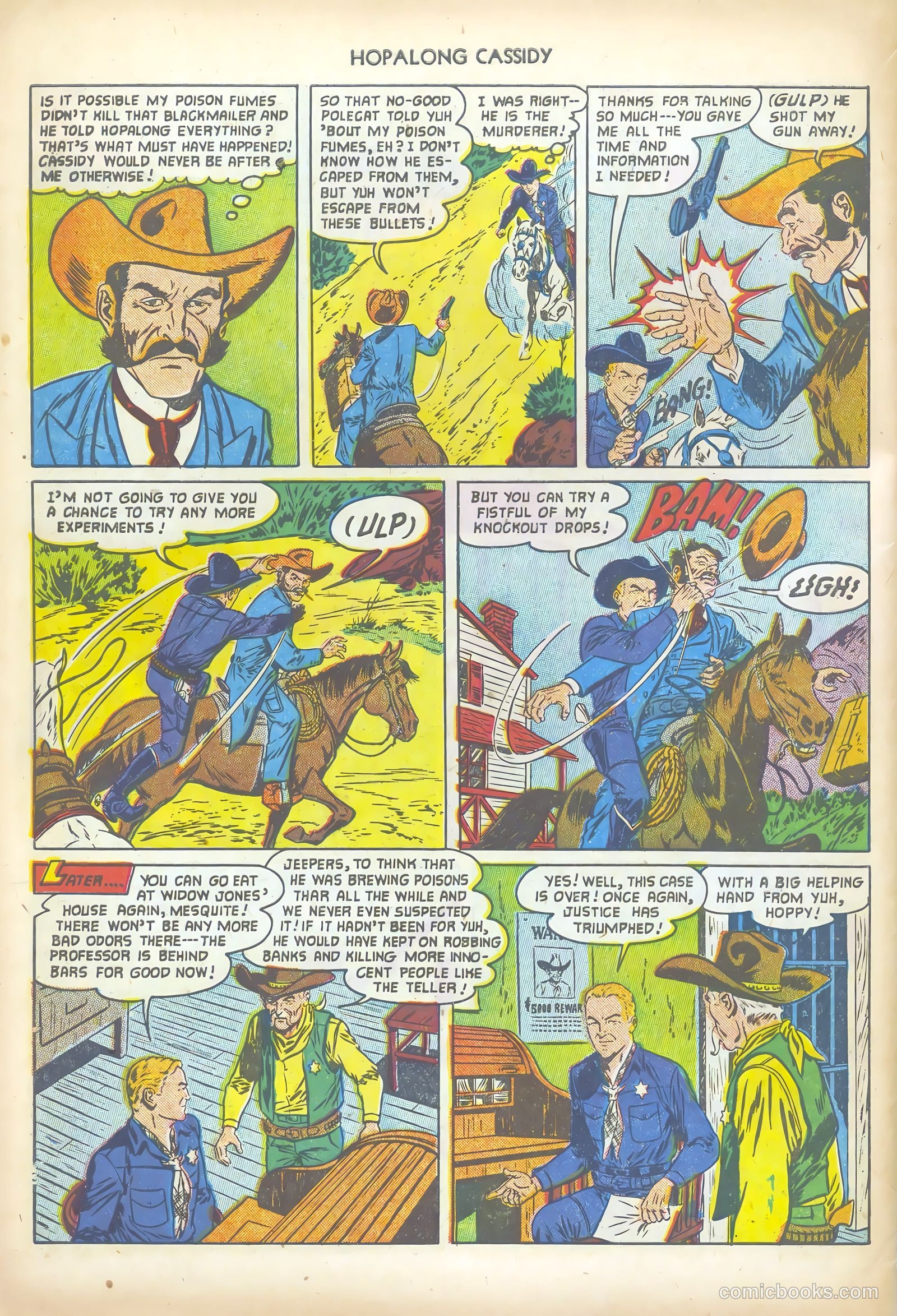Hopalong Cassidy #67 — page 34 of 36