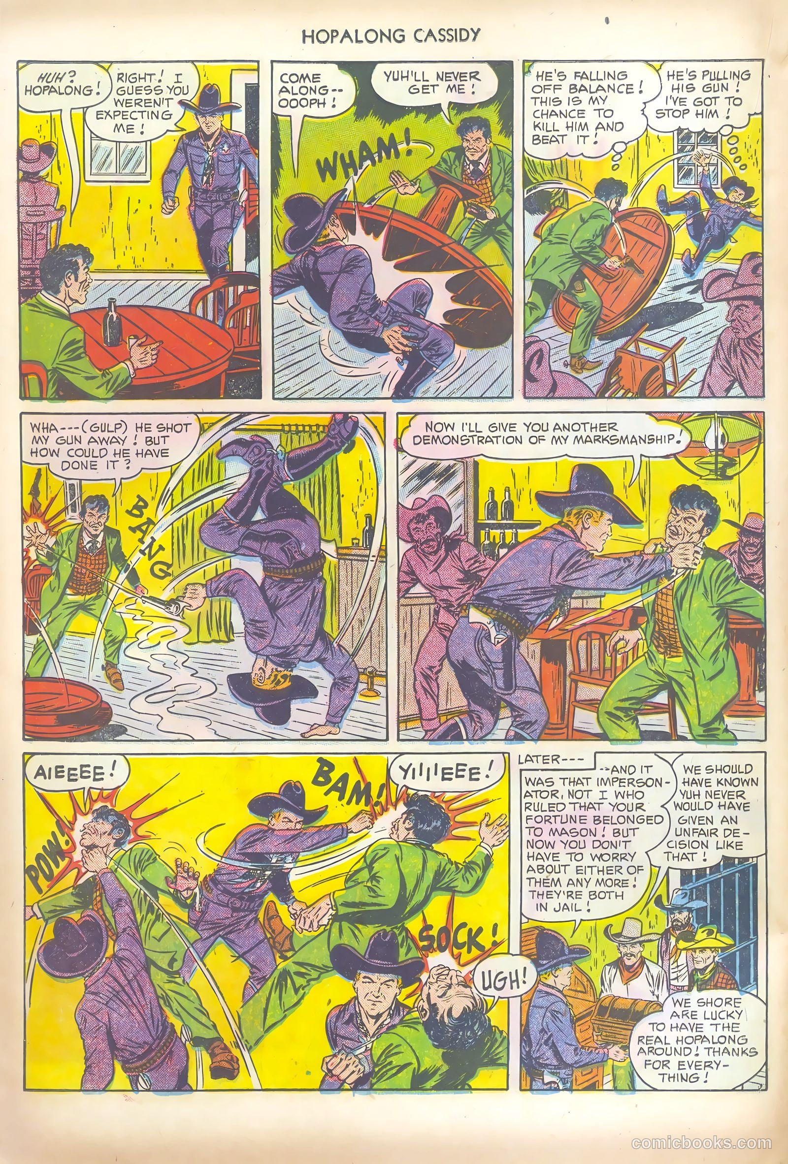 Hopalong Cassidy #68 — page 22 of 36