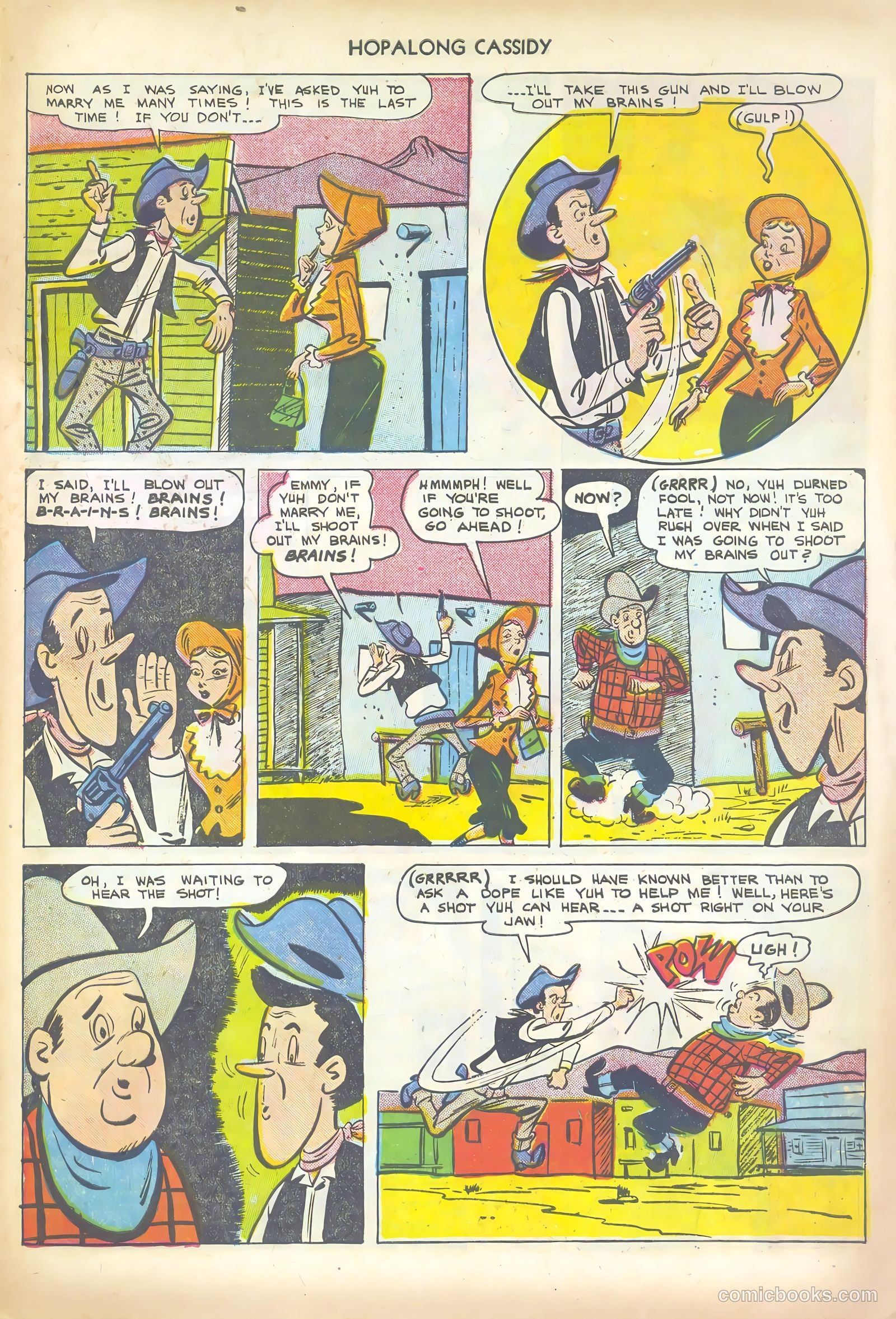 Hopalong Cassidy #68 — page 27 of 36