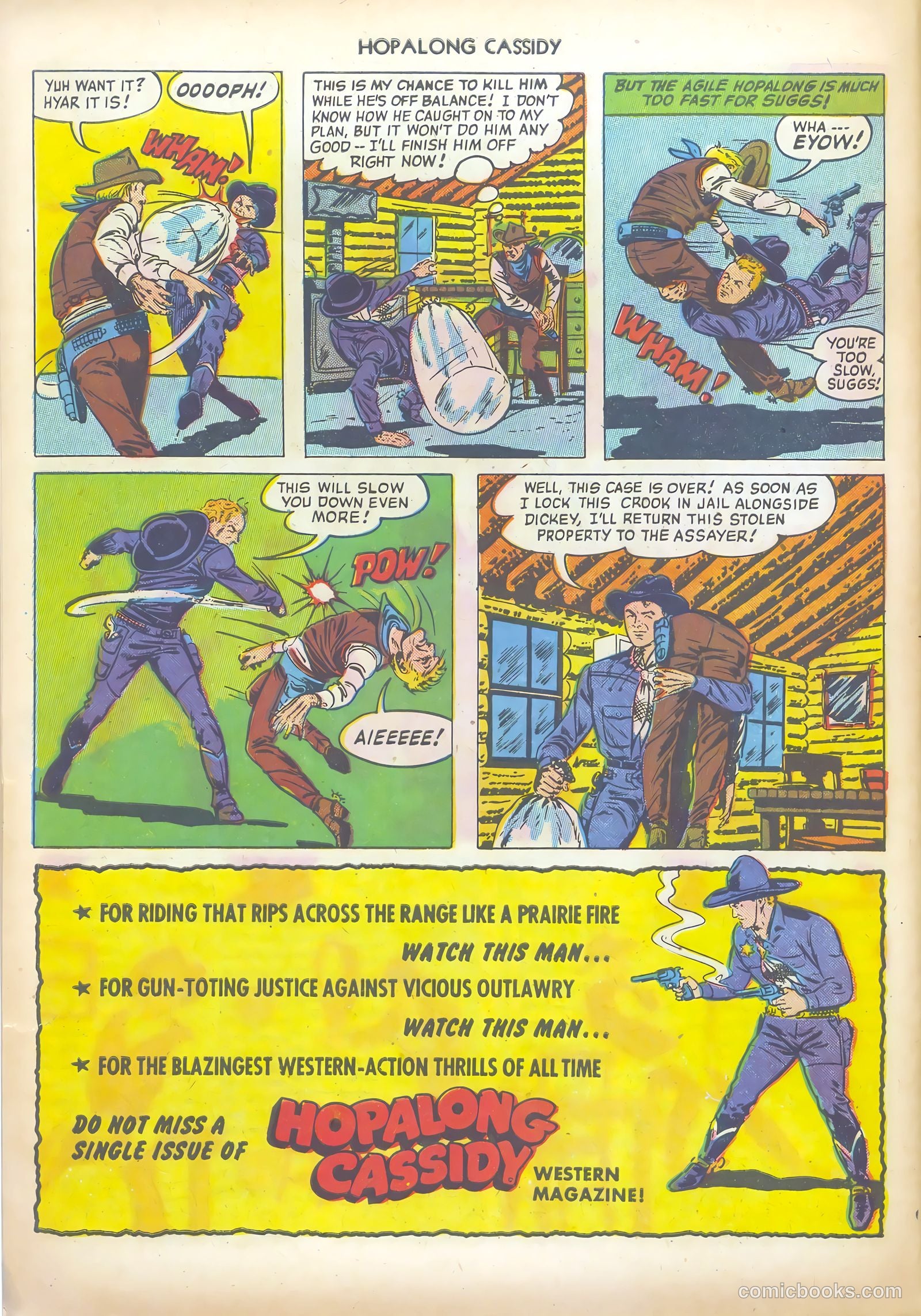 Hopalong Cassidy #68 — page 34 of 36
