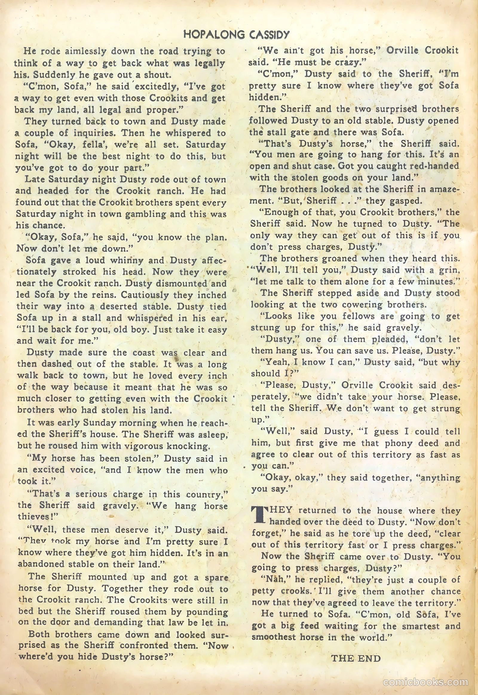 Hopalong Cassidy #69 — page 24 of 36