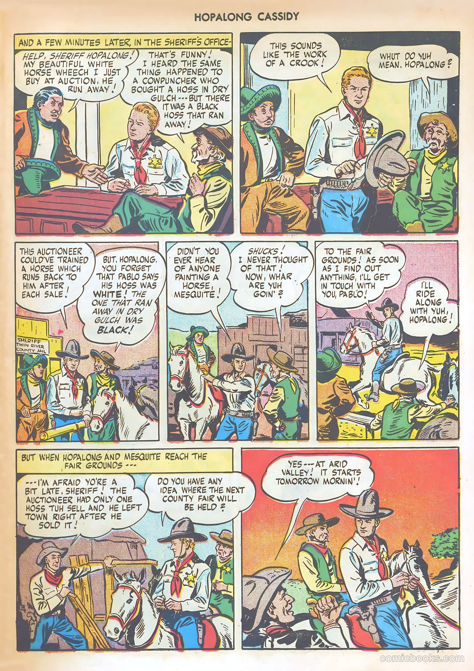 Hopalong Cassidy #7 — page 17 of 52