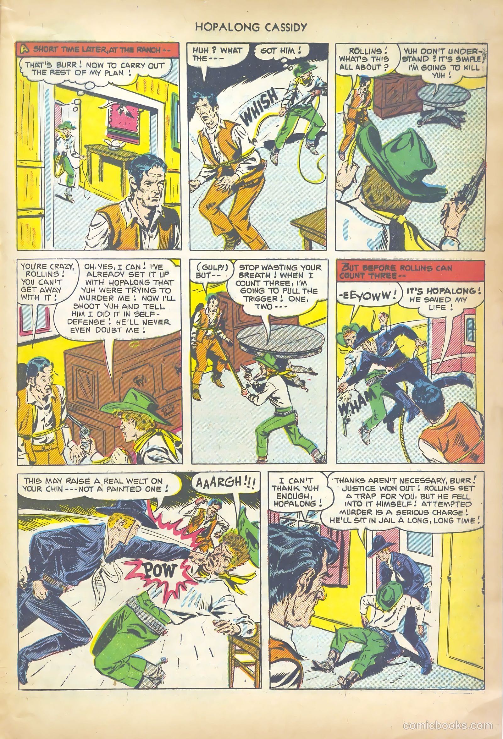 Hopalong Cassidy #71 — page 21 of 36
