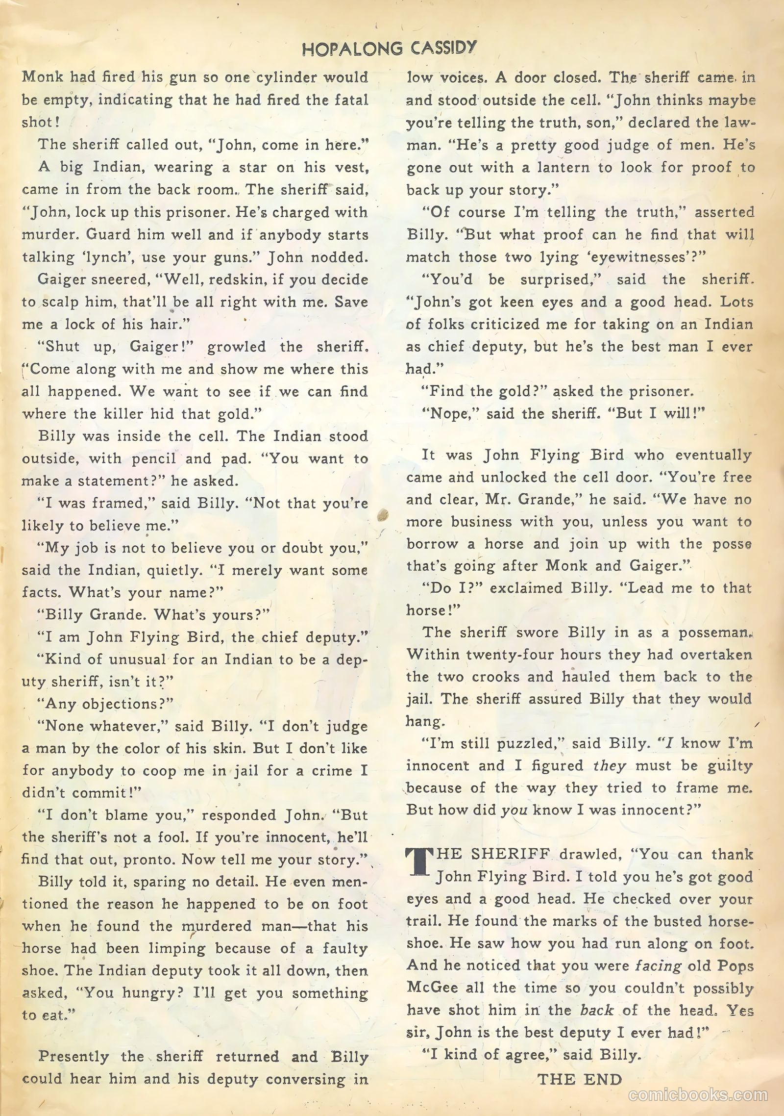Hopalong Cassidy #71 — page 23 of 36