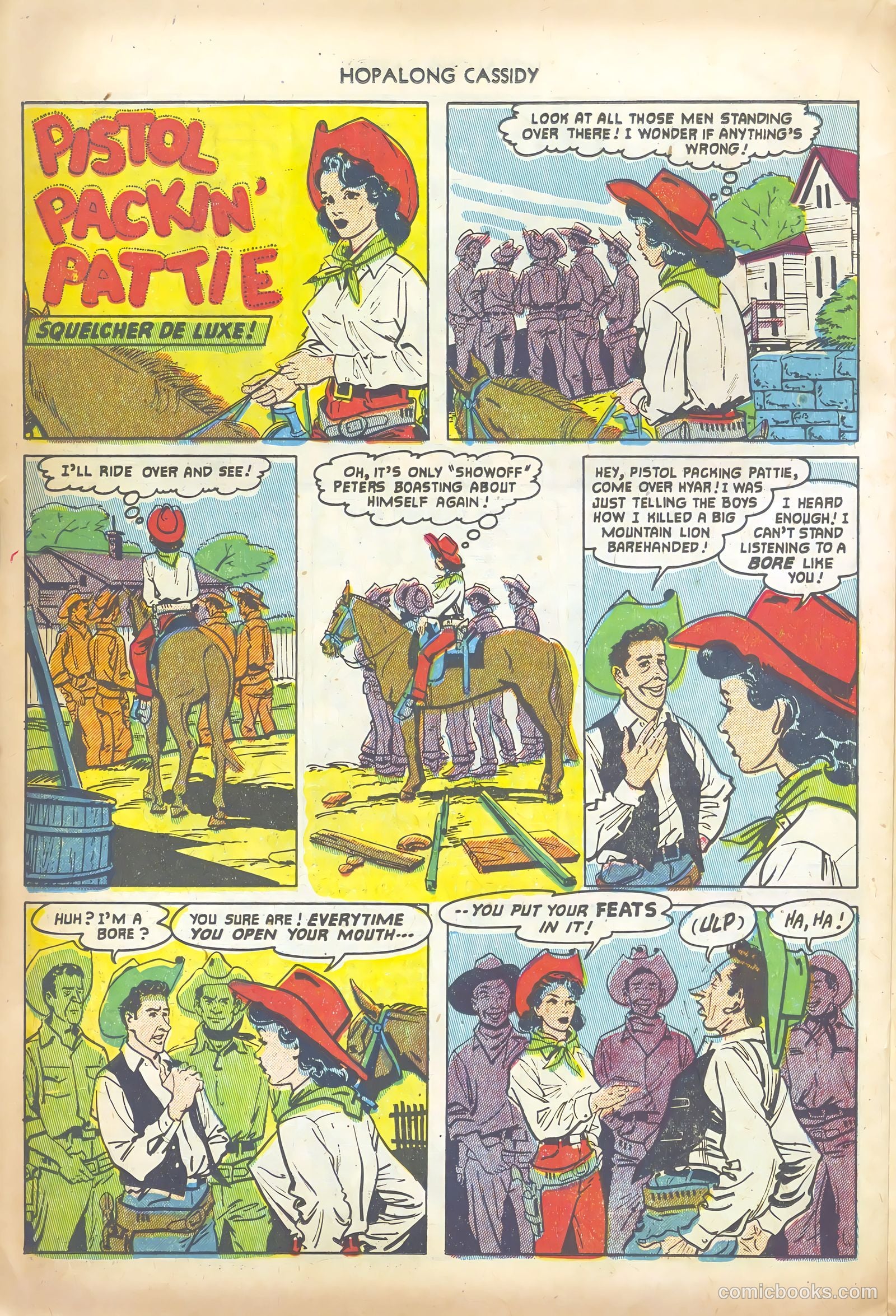 Hopalong Cassidy #72 — page 22 of 36
