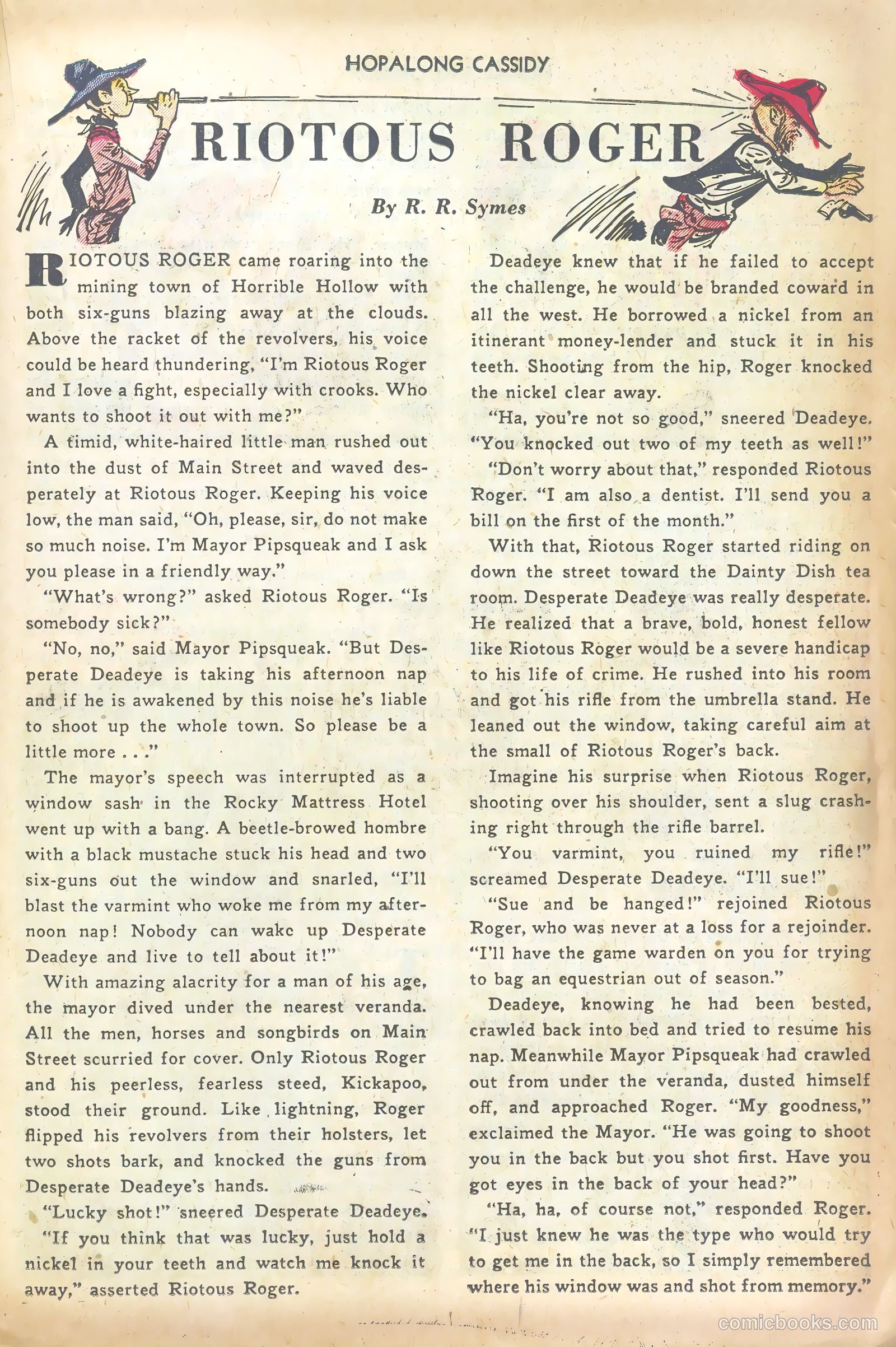 Hopalong Cassidy #72 — page 23 of 36