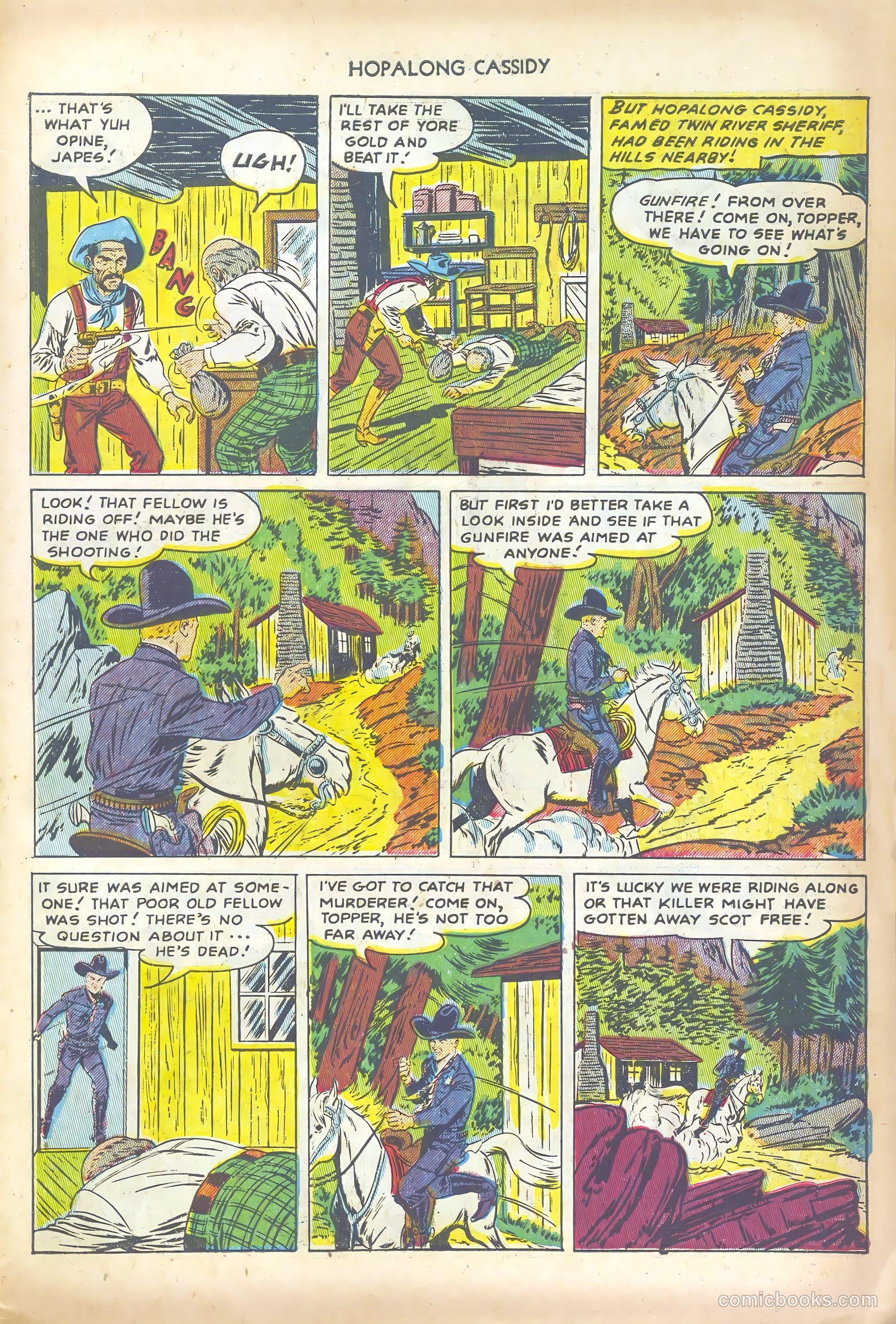Hopalong Cassidy #72 — page 27 of 36