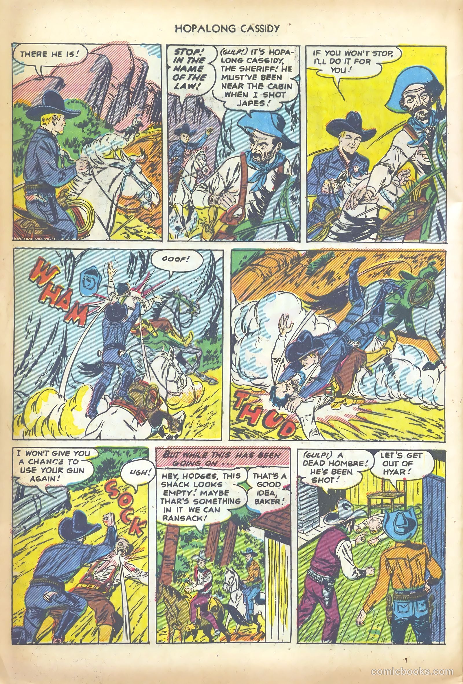 Hopalong Cassidy #72 — page 28 of 36