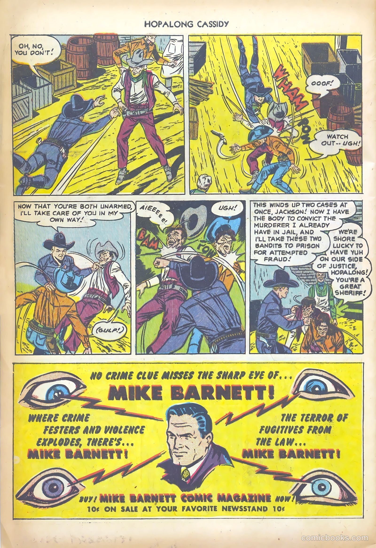 Hopalong Cassidy #72 — page 32 of 36