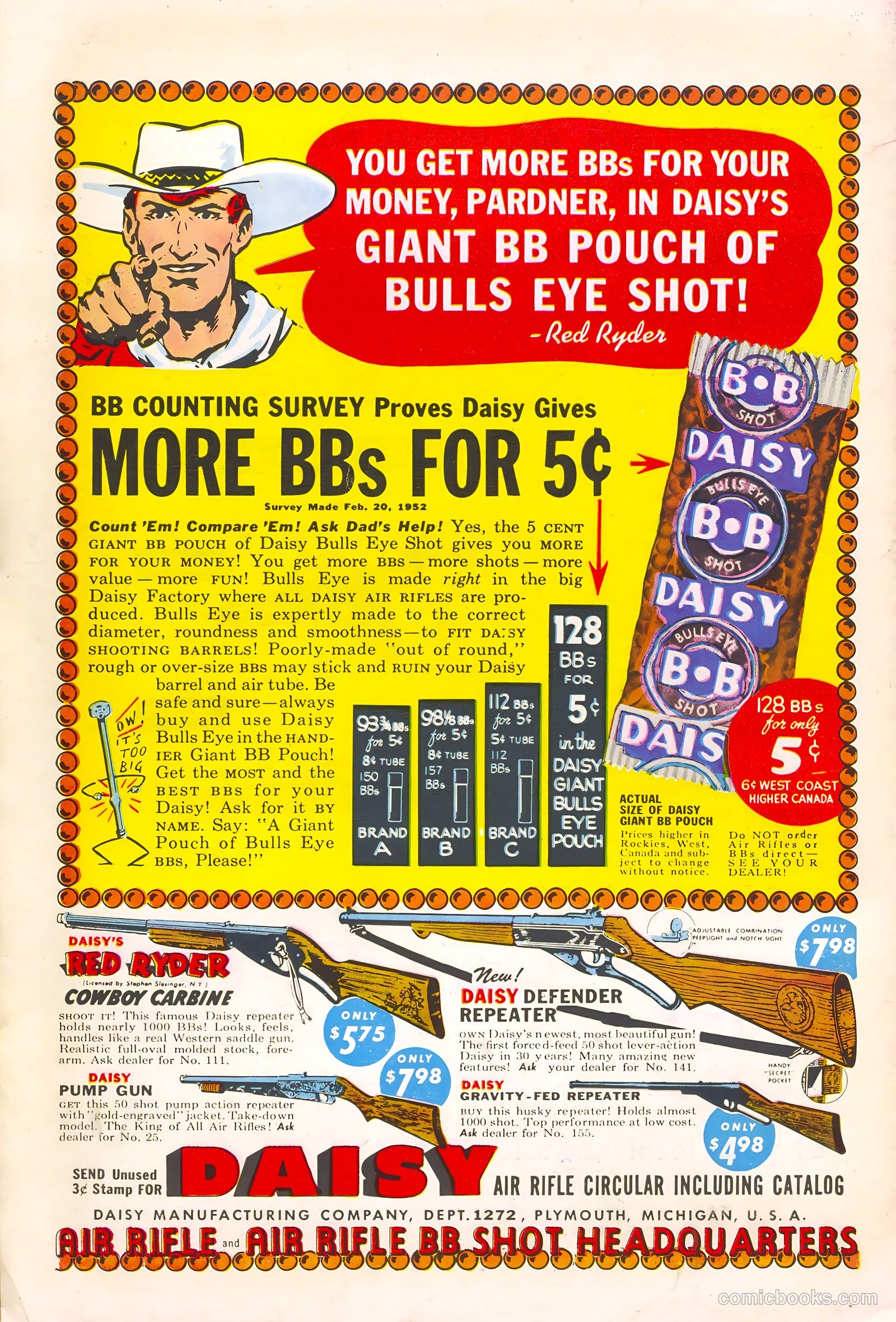 Hopalong Cassidy #72 — page 36 of 36