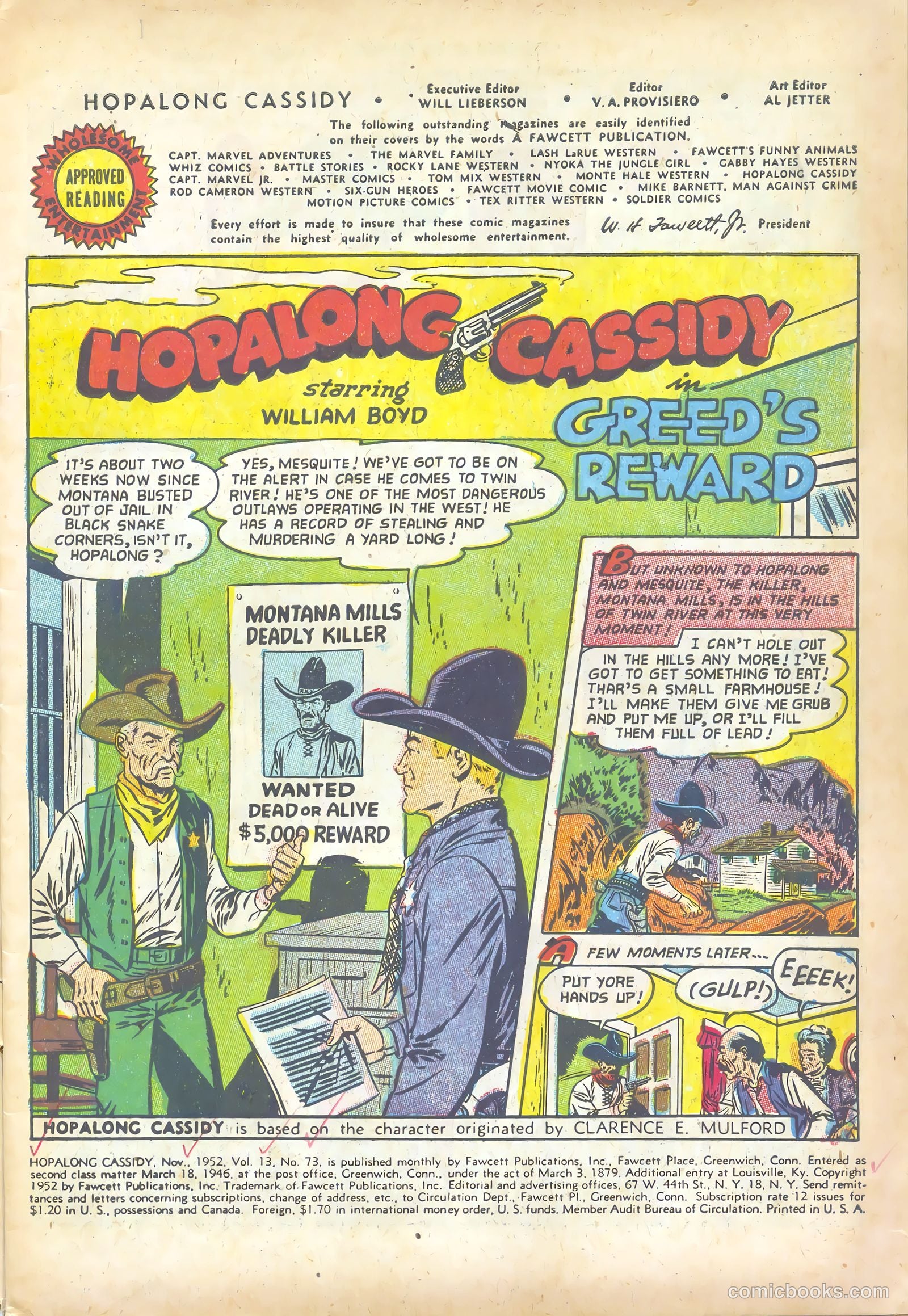 Hopalong Cassidy #73 — page 3 of 36