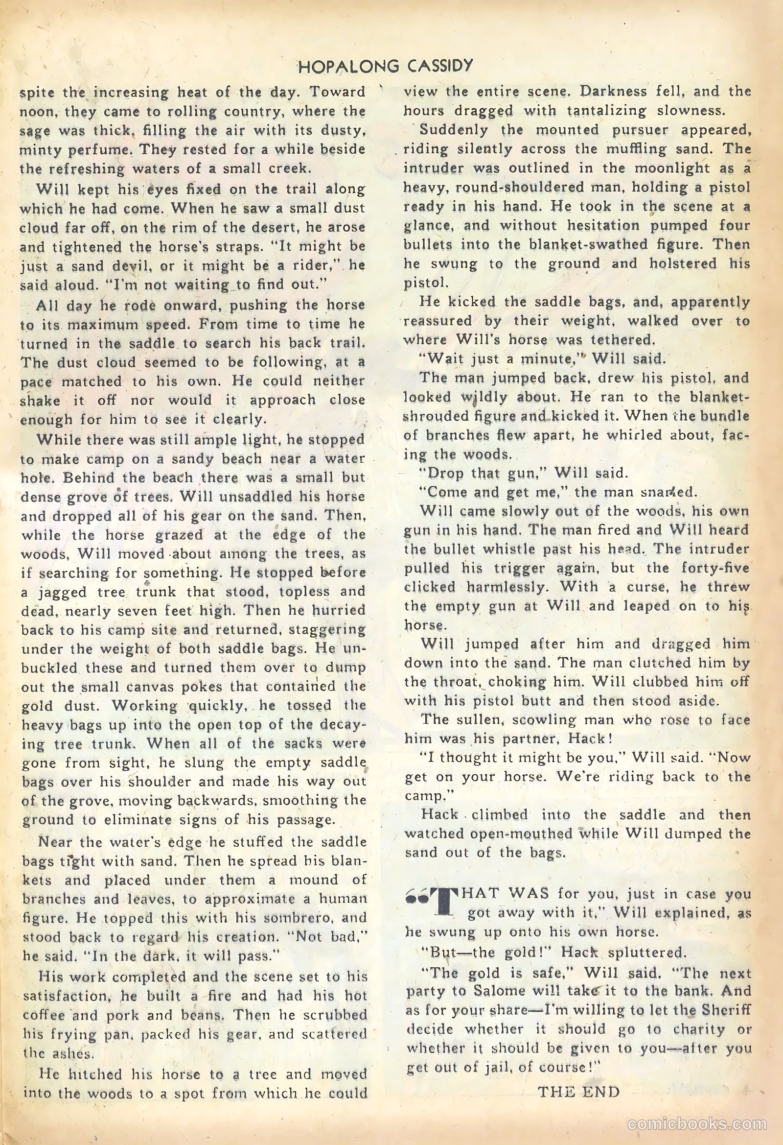 Hopalong Cassidy #73 — page 25 of 36