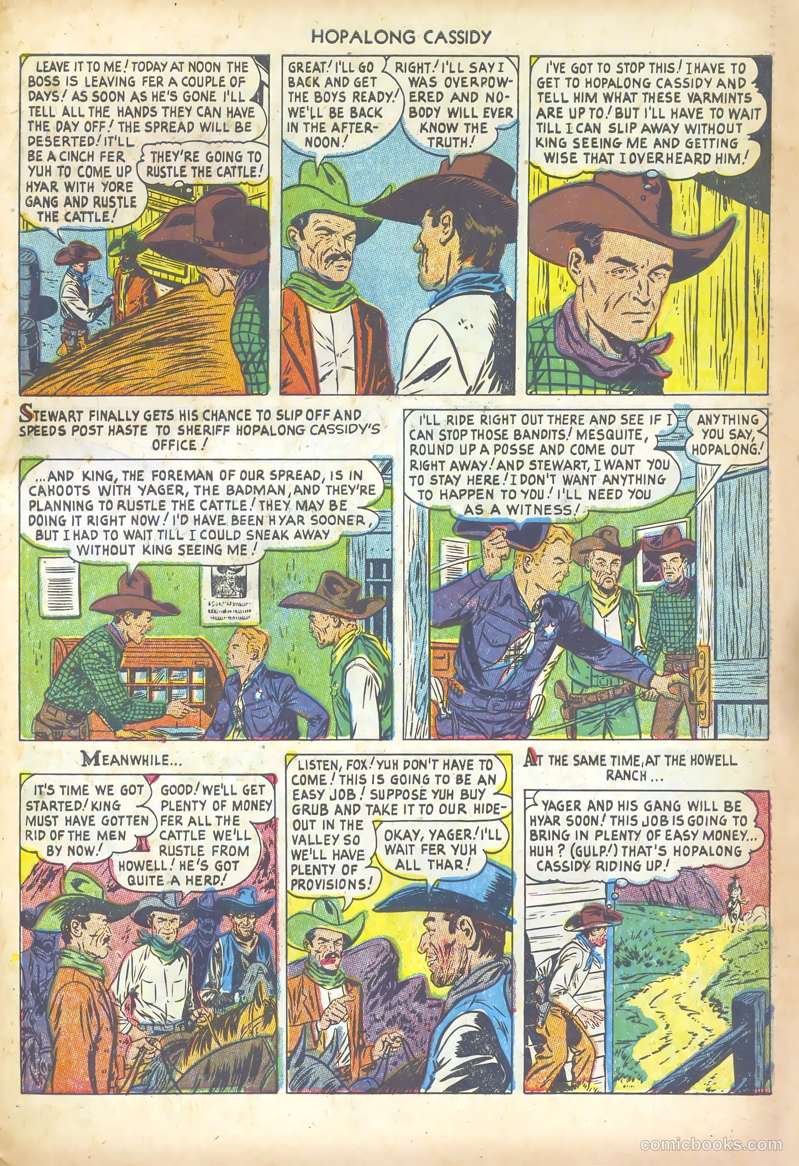 Hopalong Cassidy #73 — page 27 of 36
