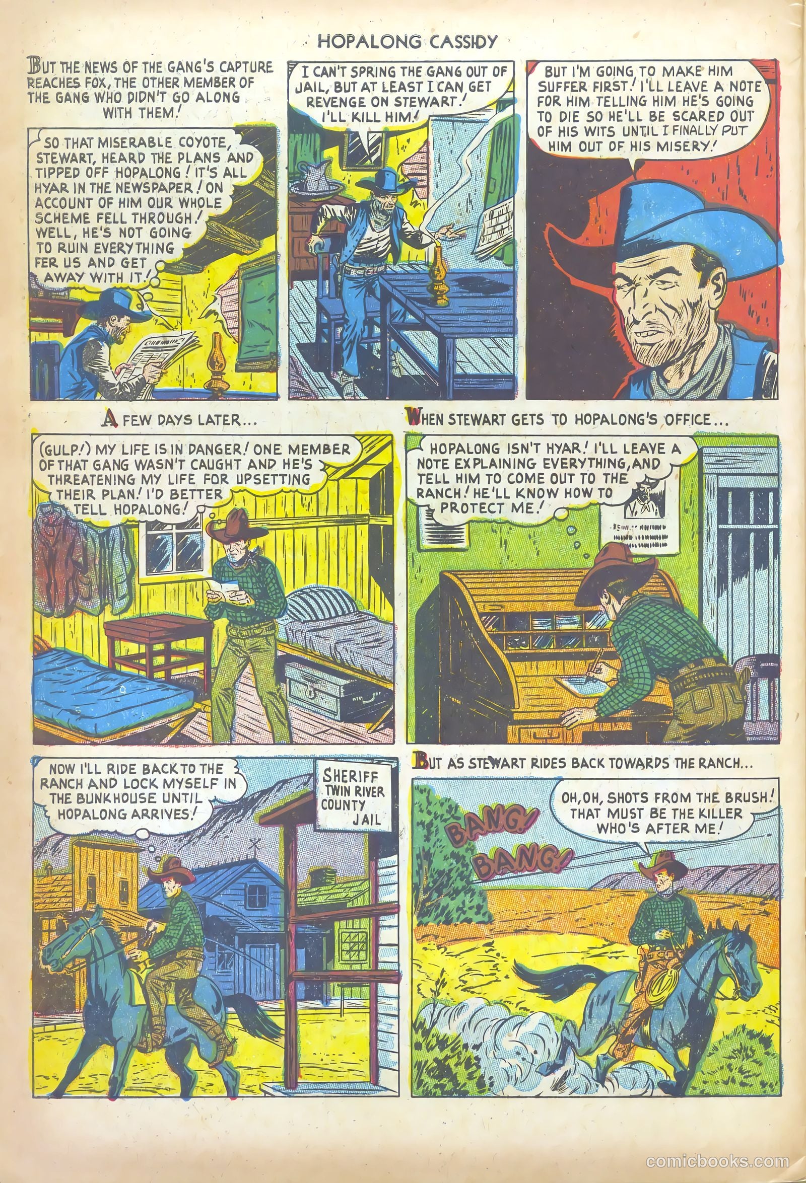 Hopalong Cassidy #73 — page 30 of 36