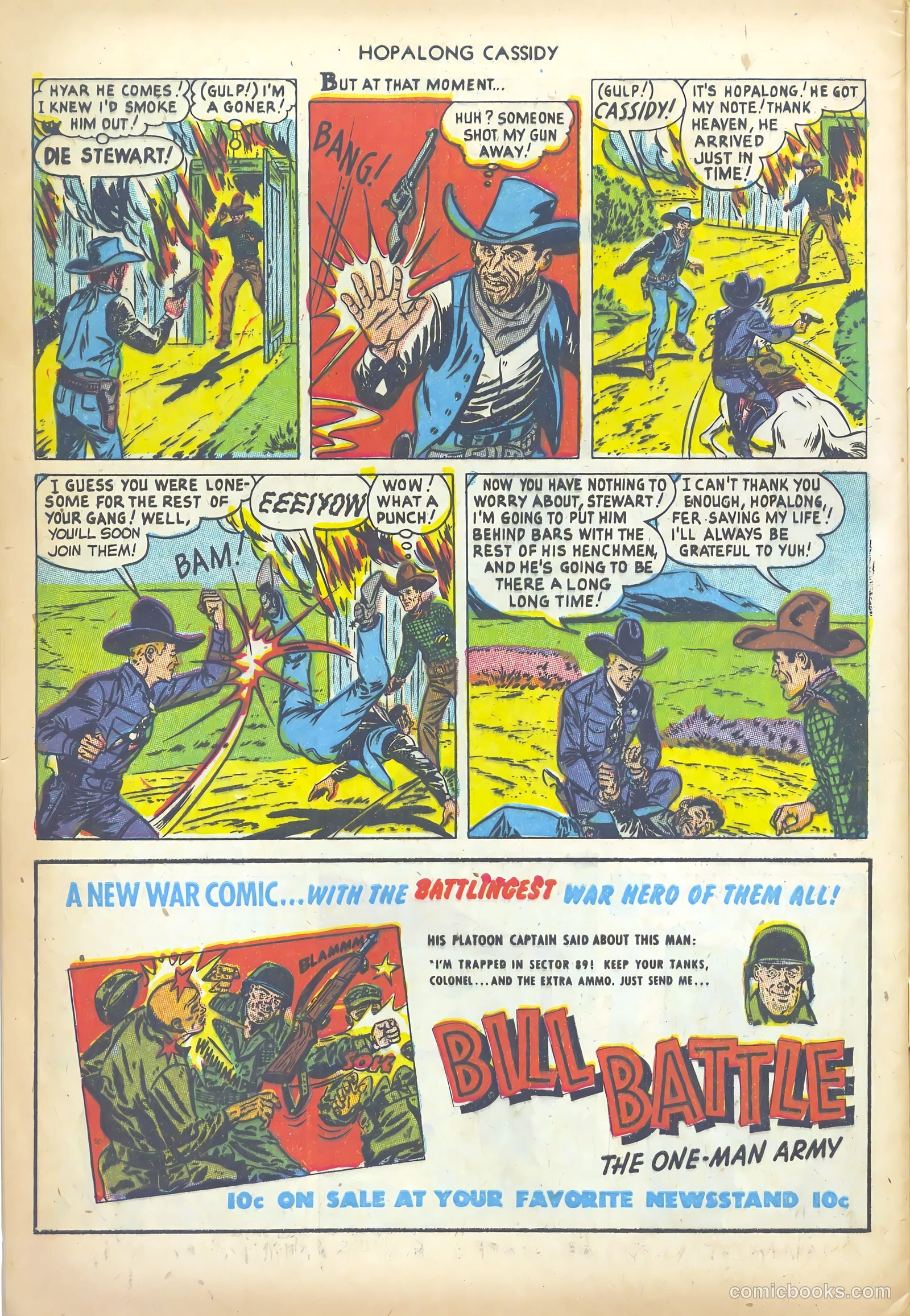 Hopalong Cassidy #73 — page 32 of 36