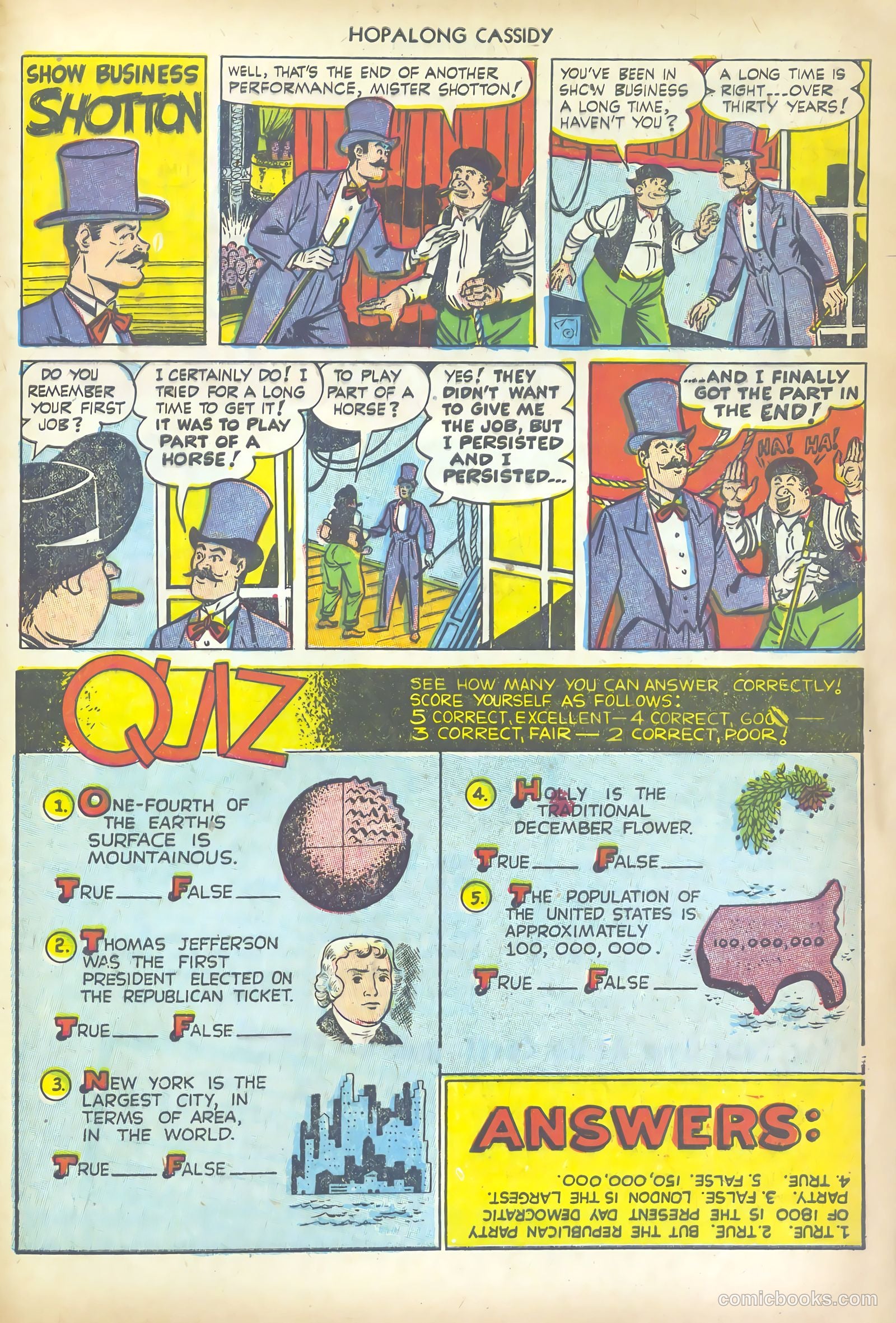 Hopalong Cassidy #73 — page 33 of 36