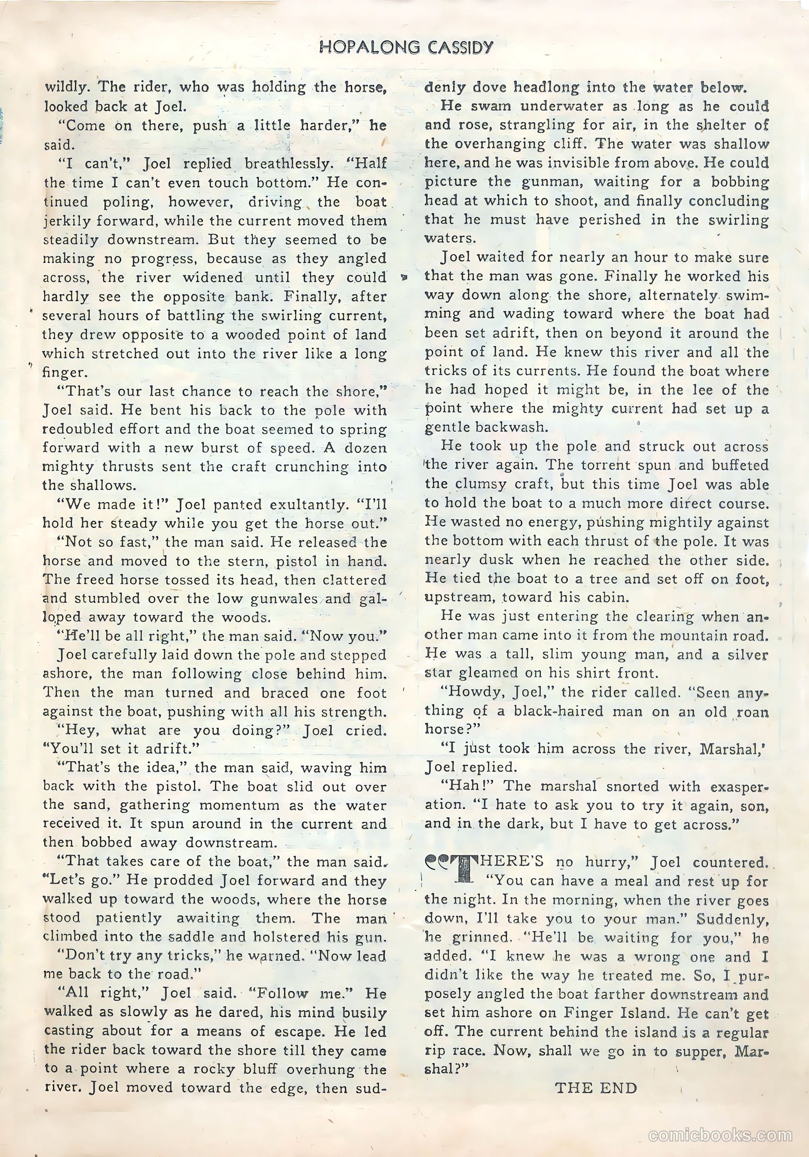Hopalong Cassidy #75 — page 23 of 36