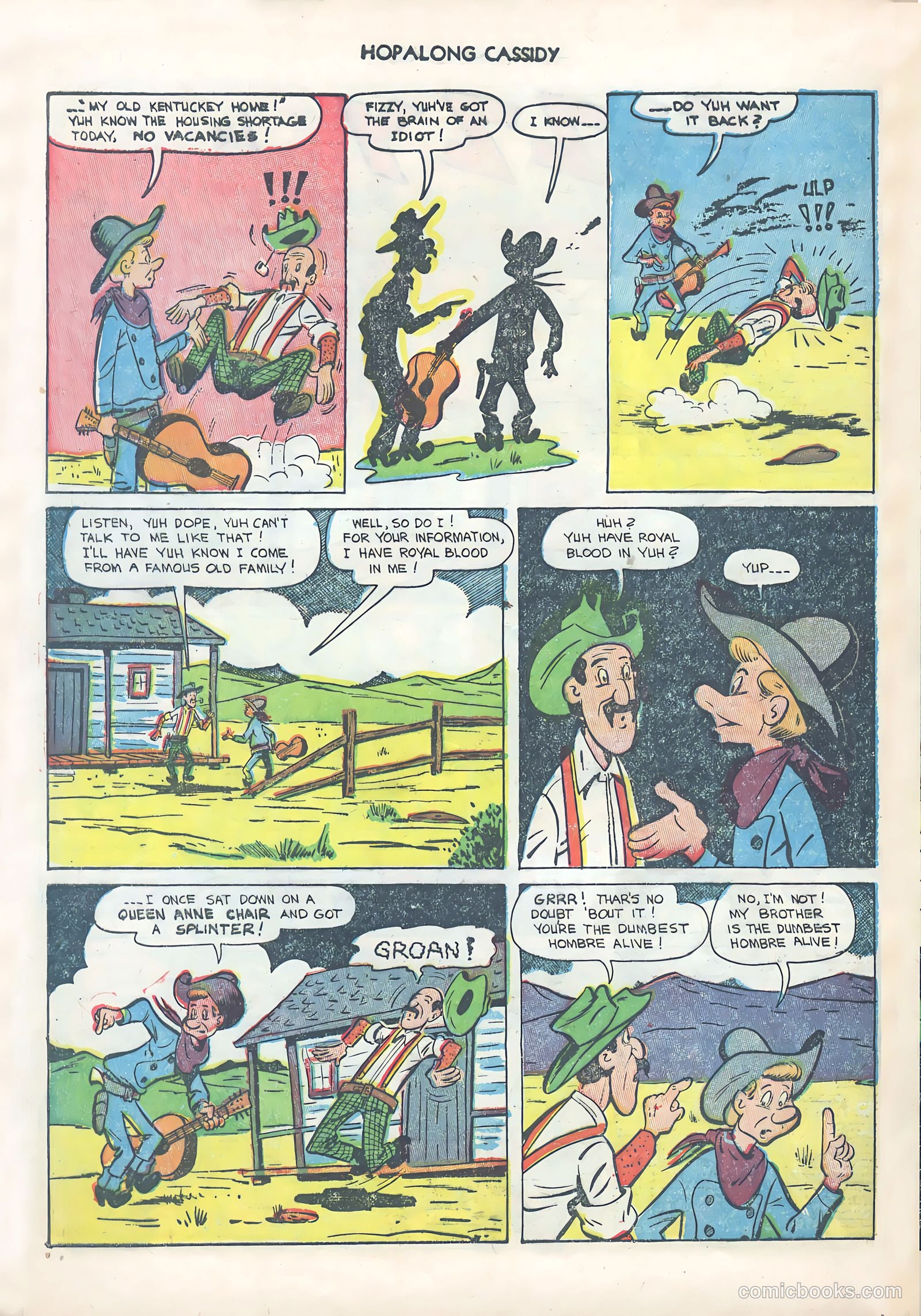 Hopalong Cassidy #75 — page 32 of 36